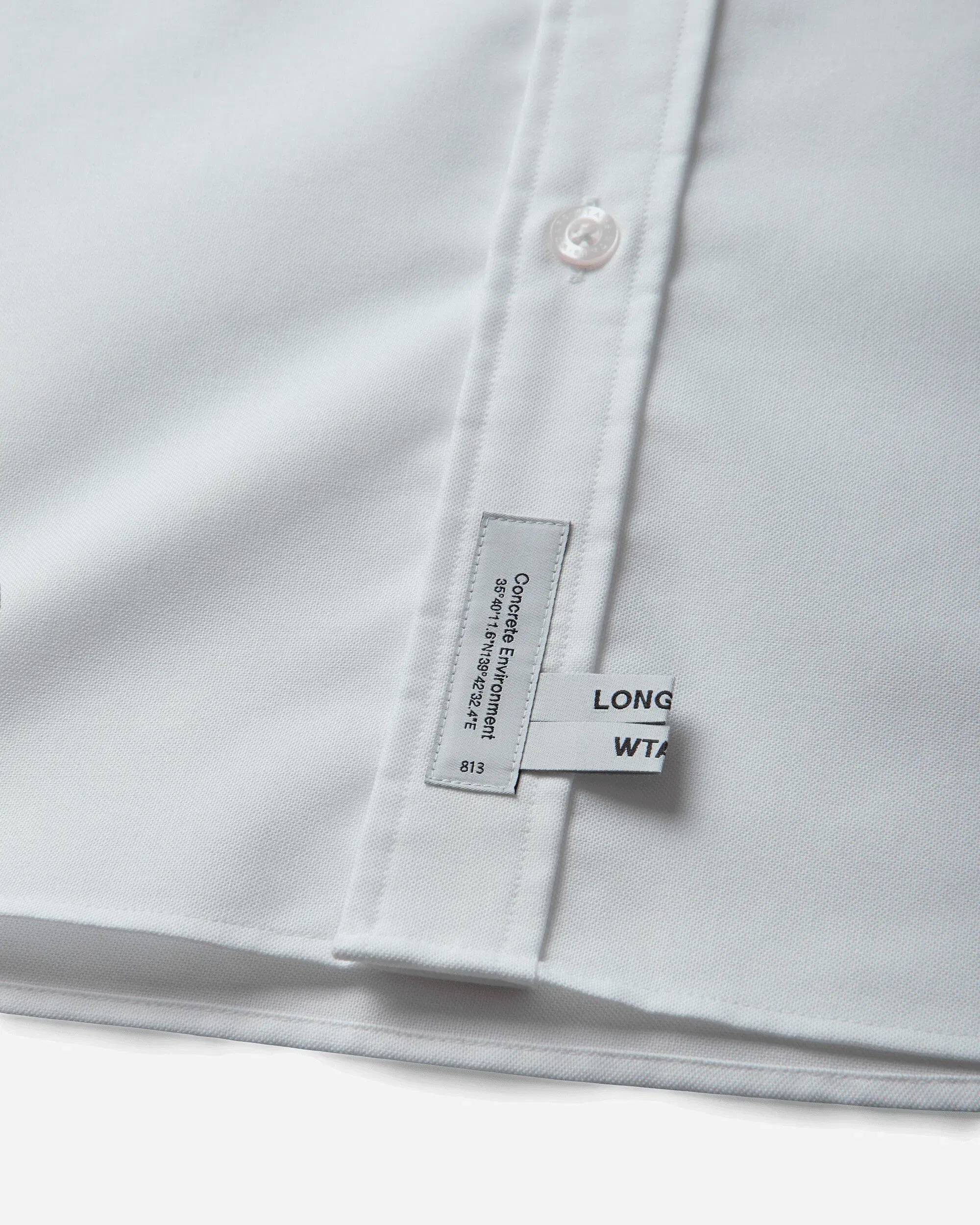 WTAPS Men's BD 01 Longsleeve Shirt White