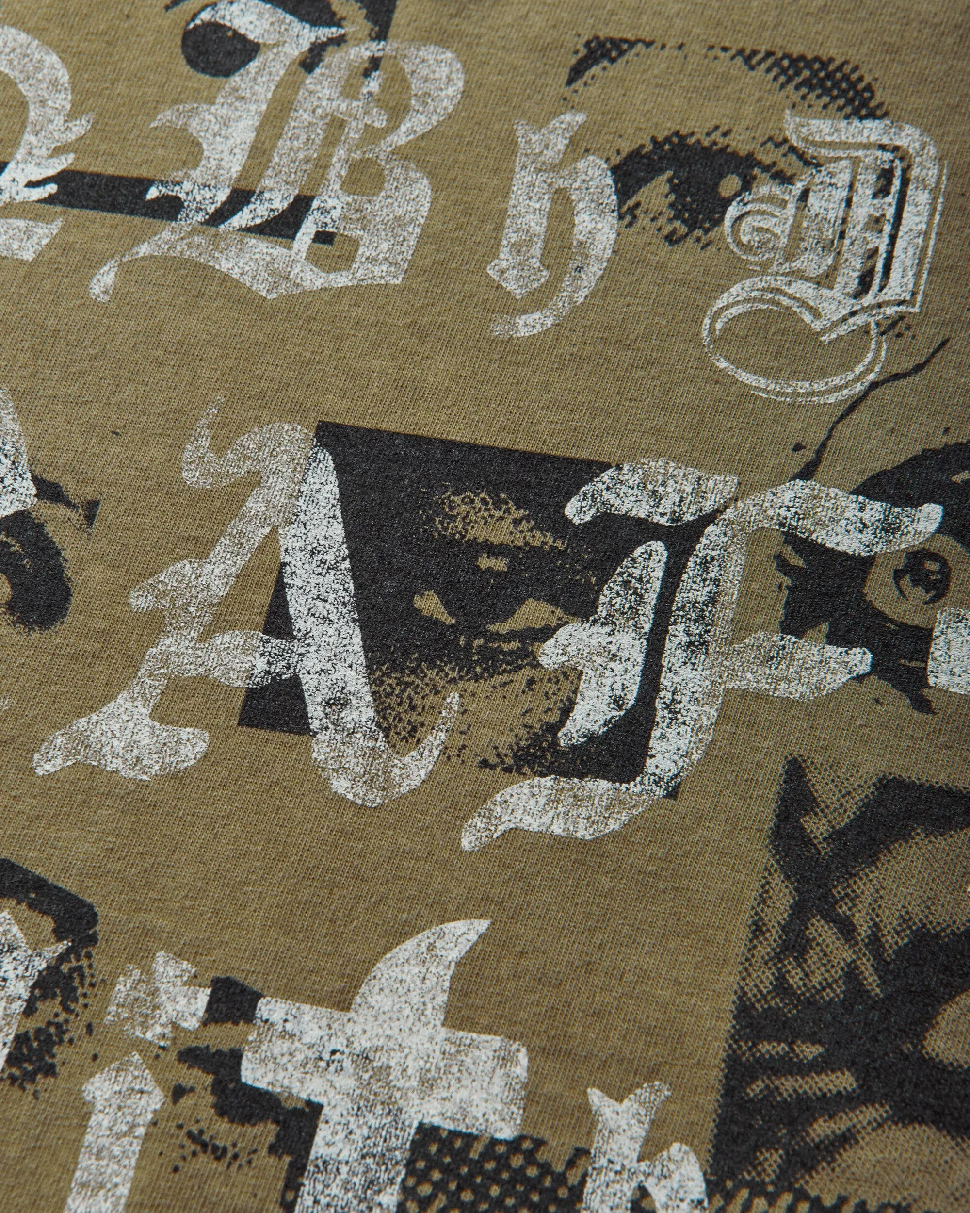 Neighborhood Men's LS-5 Longsleeve T-Shirt Olive Drab