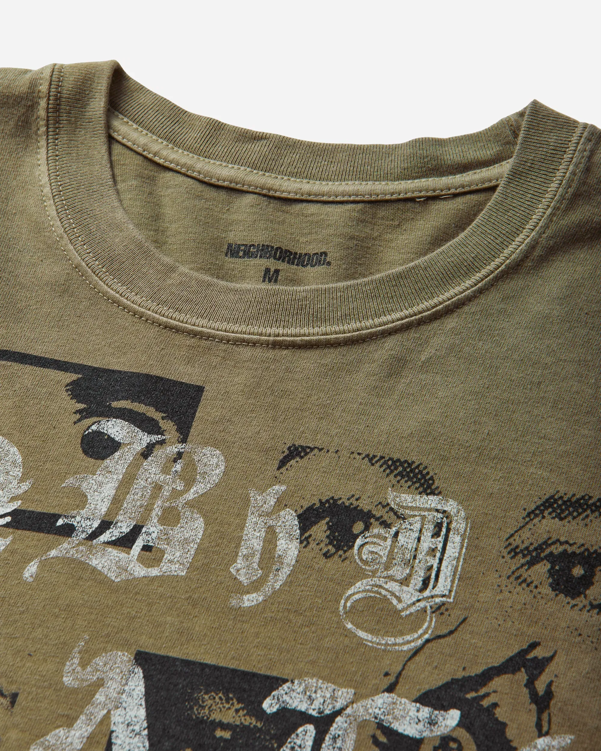 Neighborhood Men's LS-5 Longsleeve T-Shirt Olive Drab