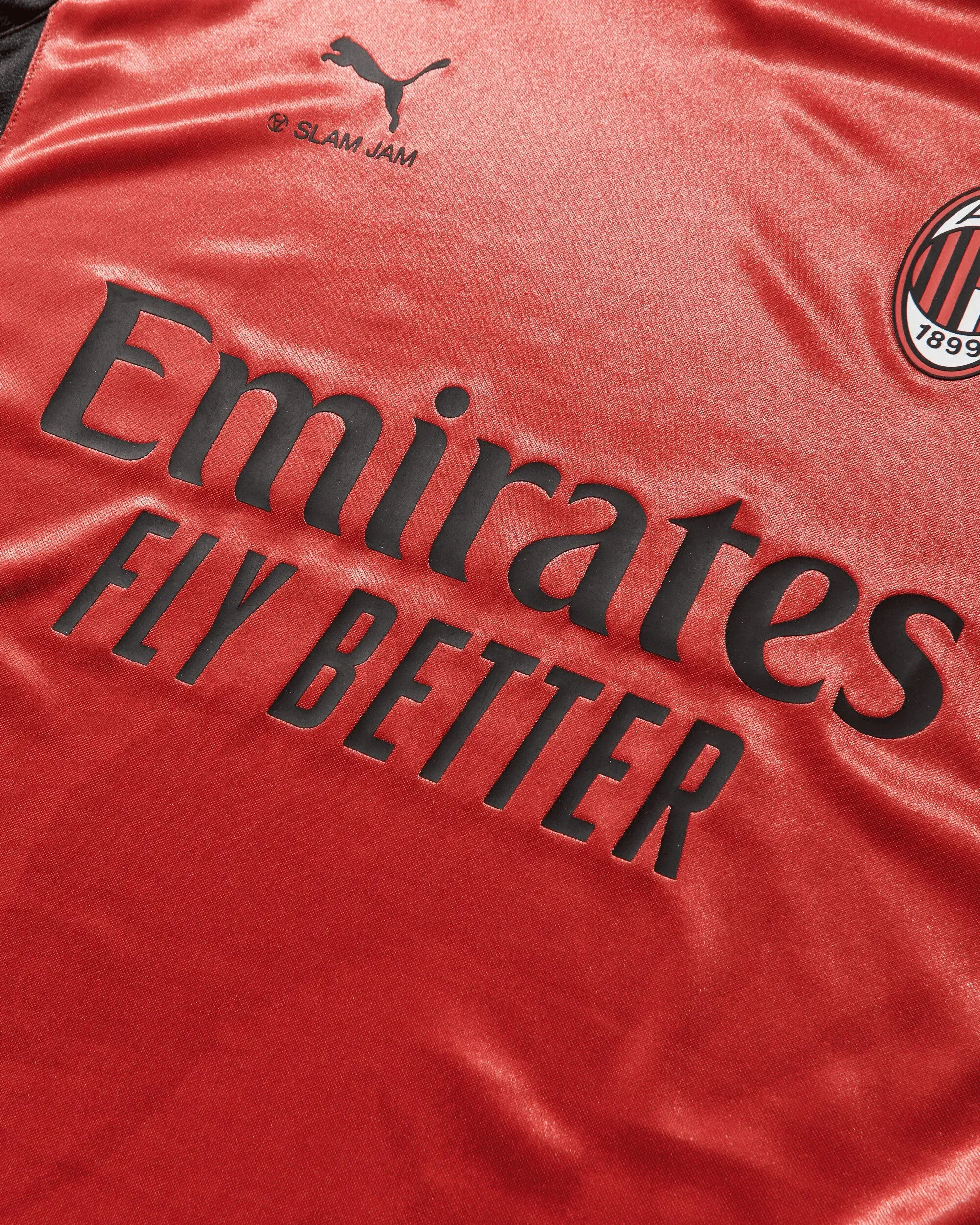 Puma AC Milan x Slam Jam Longsleeve Jersey Red