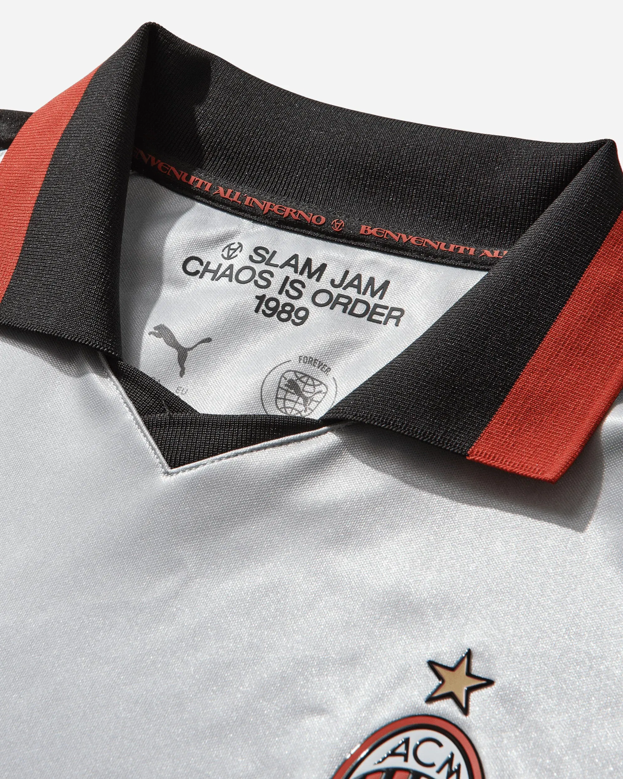 Puma AC Milan x Slam Jam Longsleeve Jersey Grey