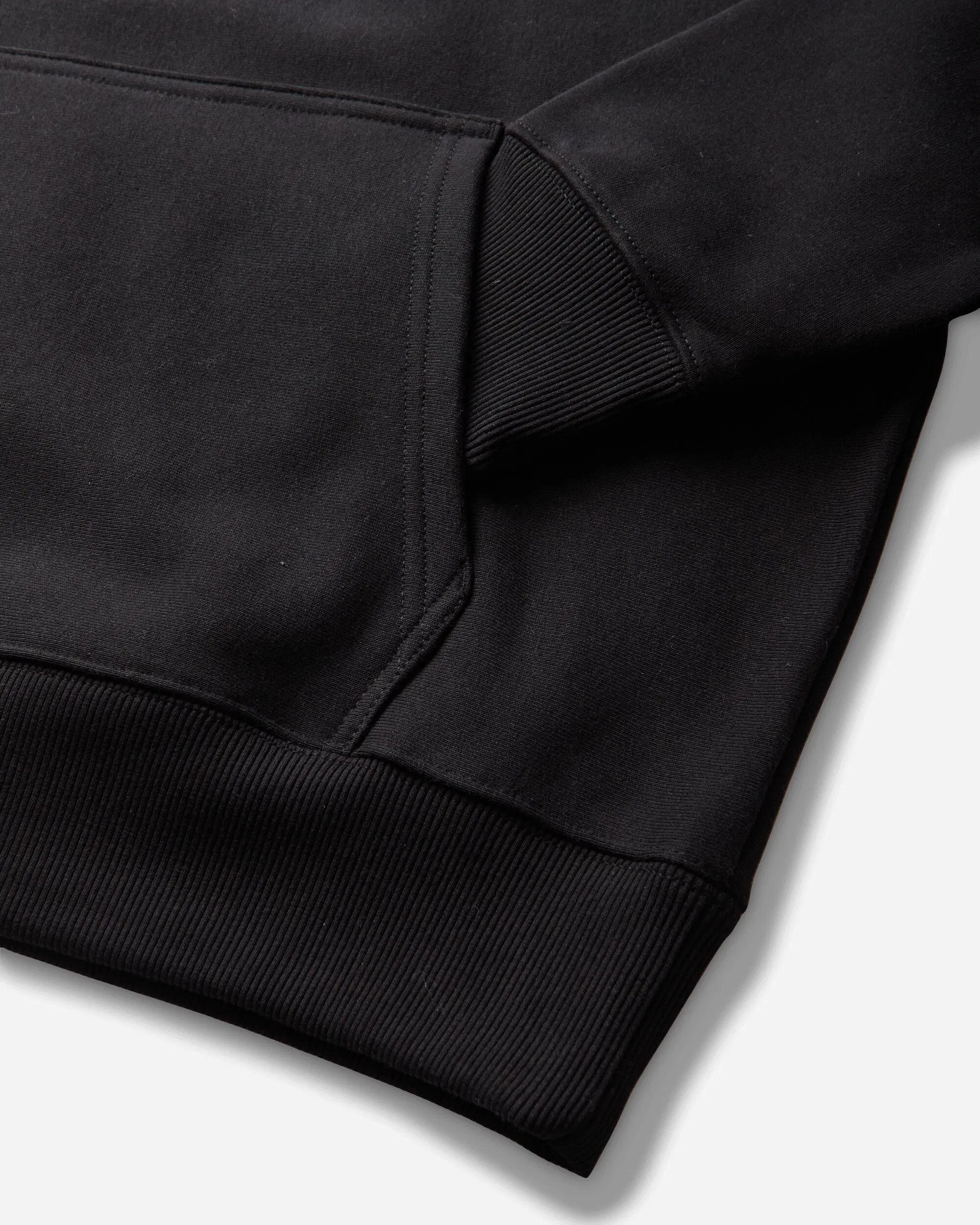 Stussy Wave Oval Hoodie Black