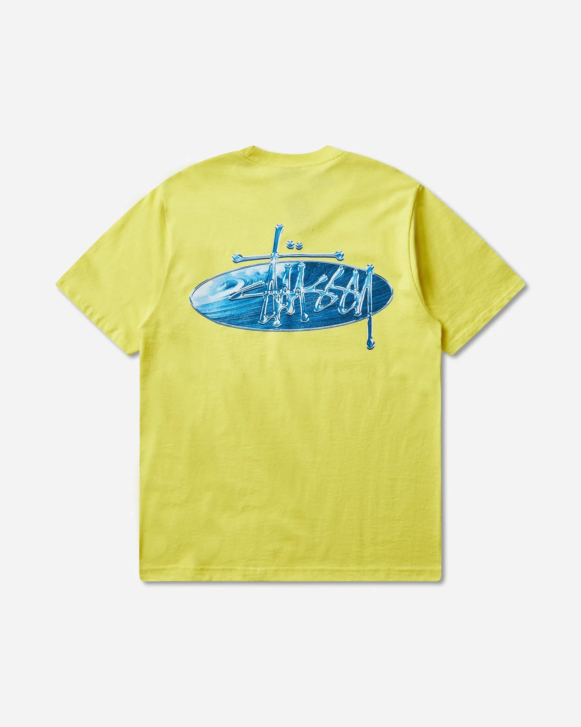 Stussy Wave Oval T-Shirt Lemon