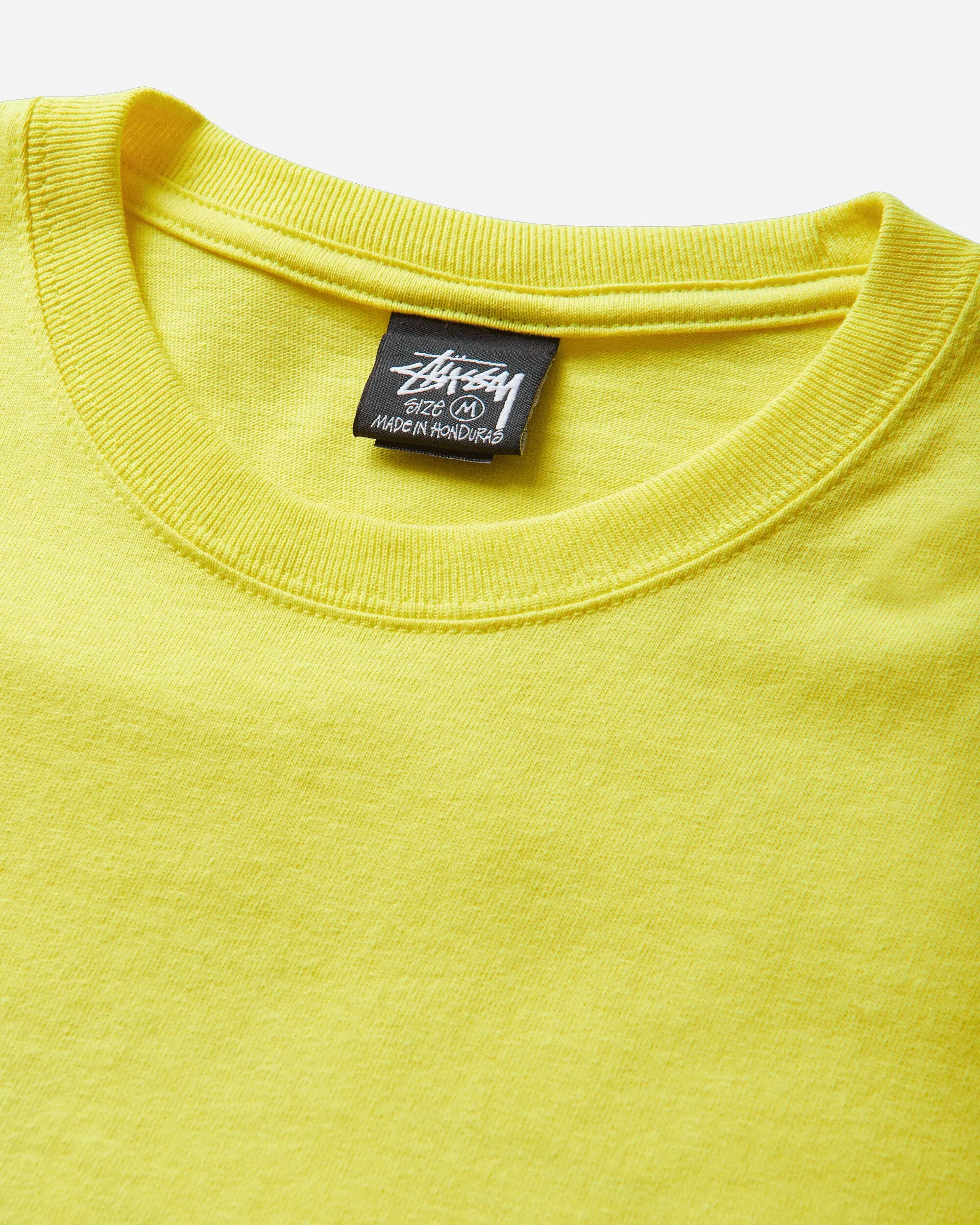 Stussy Wave Oval T-Shirt Lemon