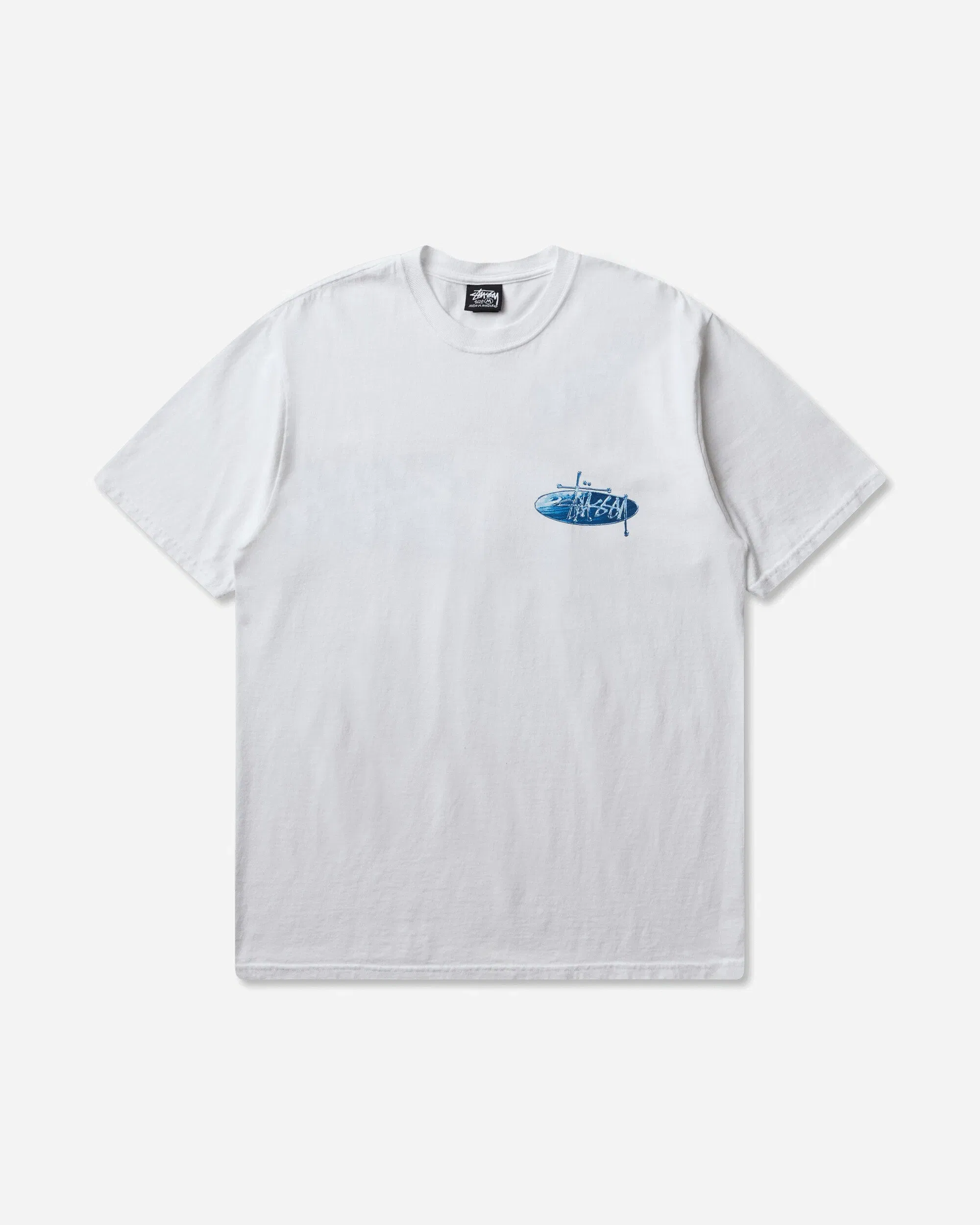 Stussy Wave Oval T-Shirt White