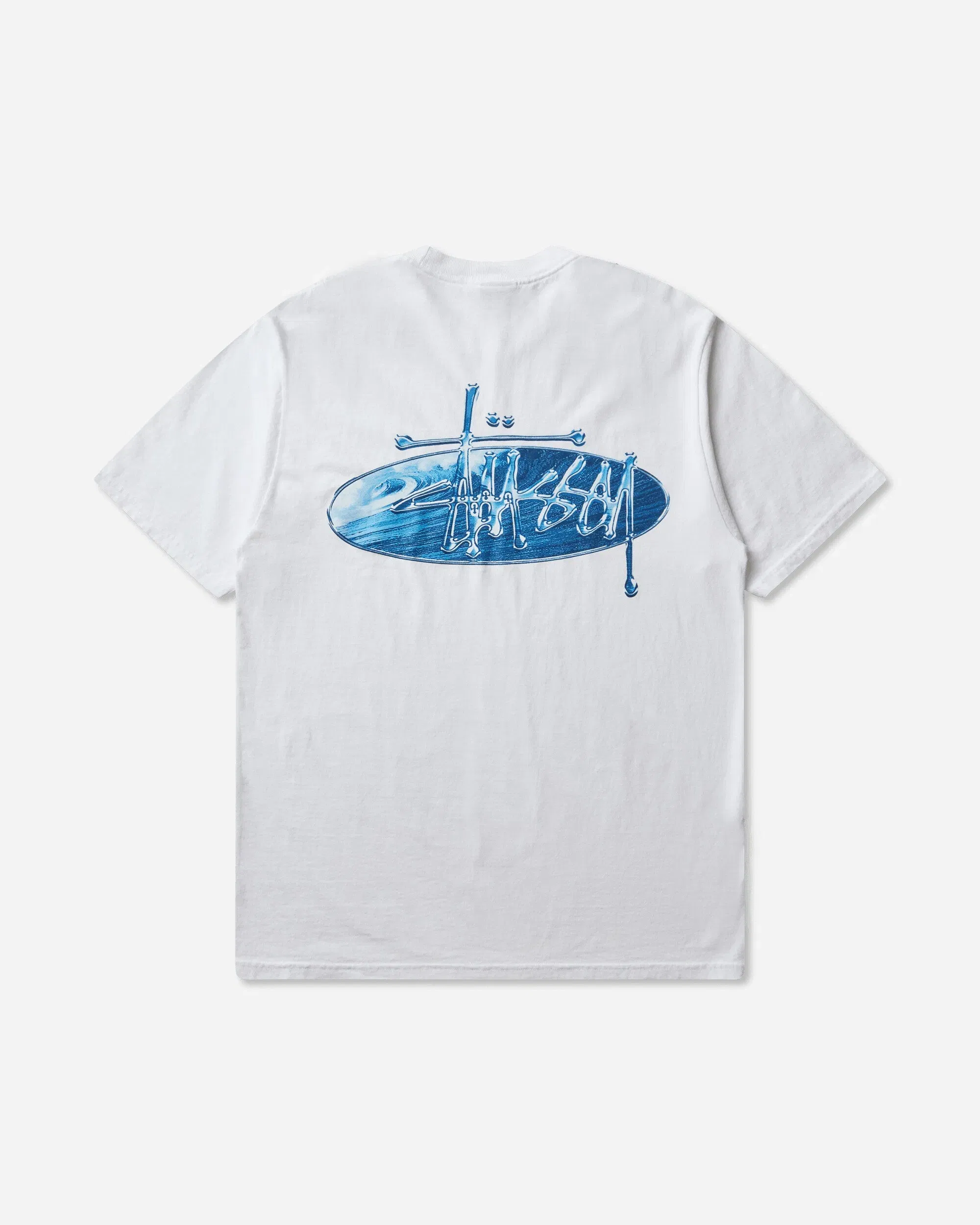 Stussy Wave Oval T-Shirt White