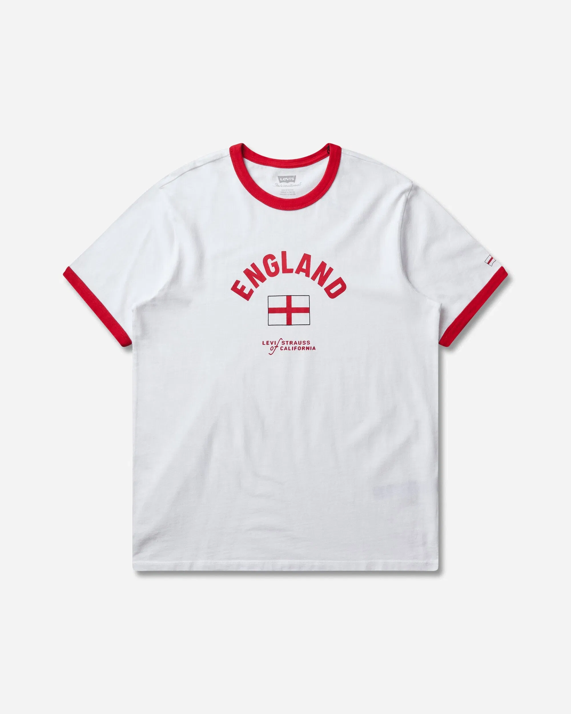 Levi's Men's England Ringer T-Shirt White