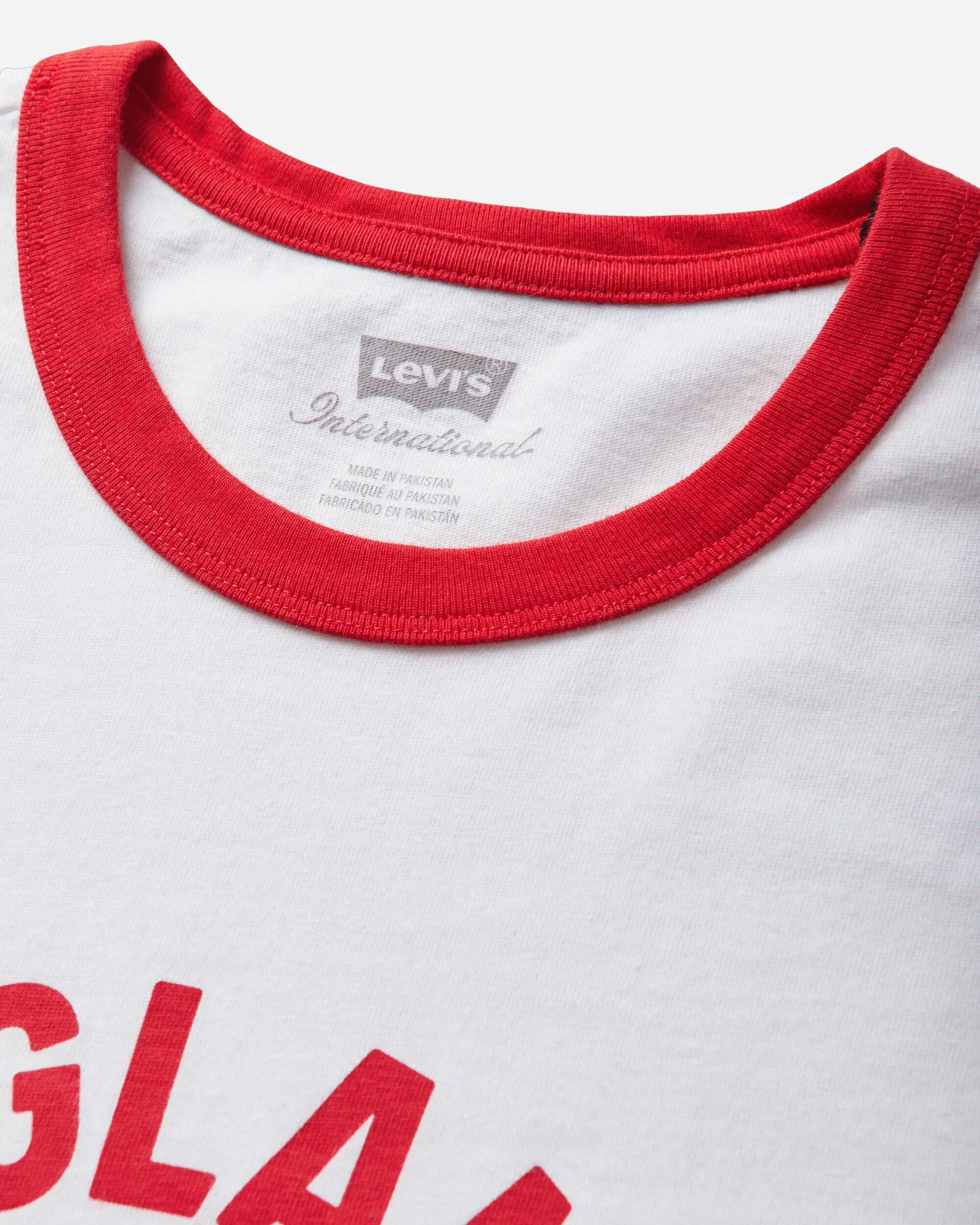 Levi's Men's England Ringer T-Shirt White
