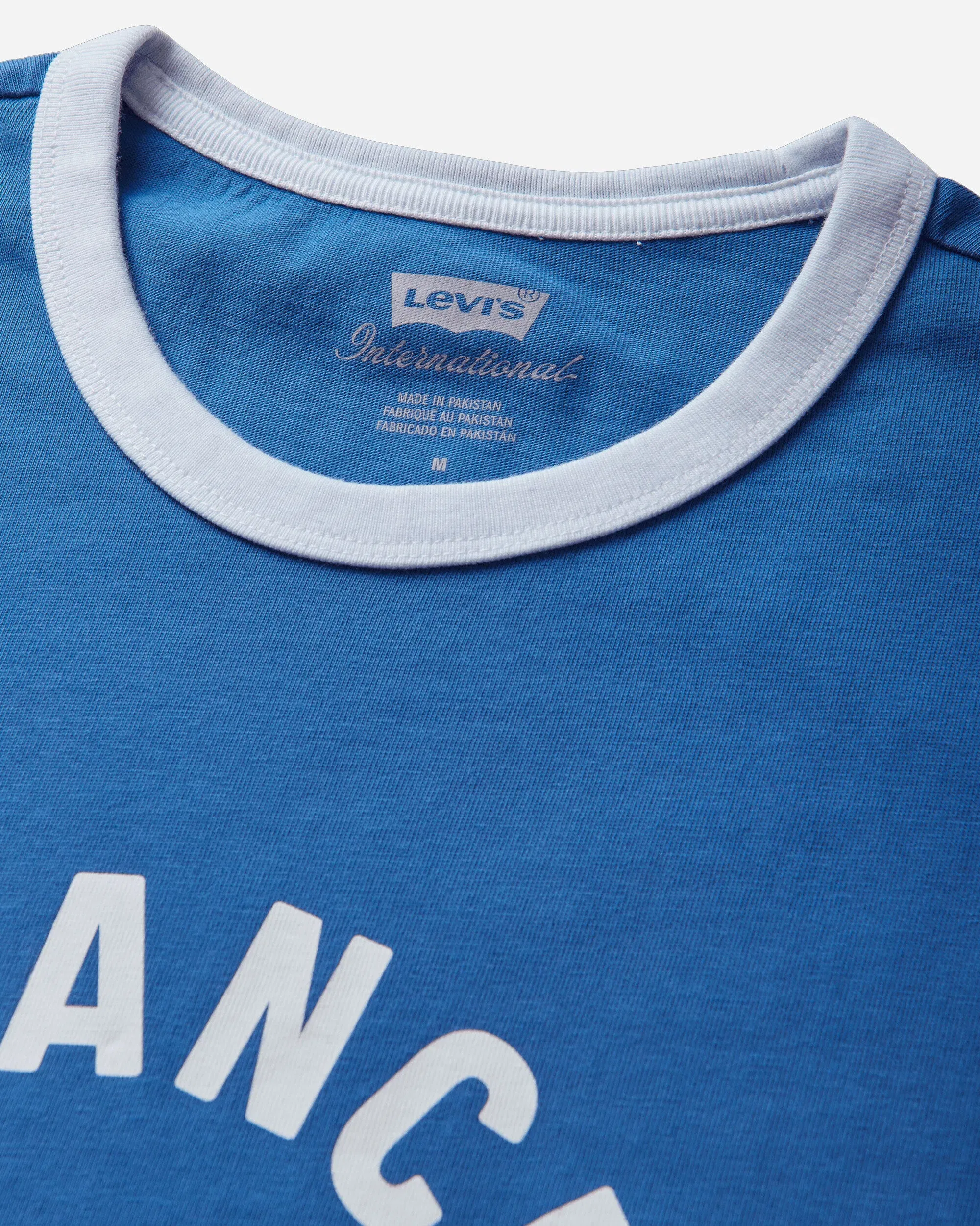 Levi's Men's France Ringer T-Shirt Blue