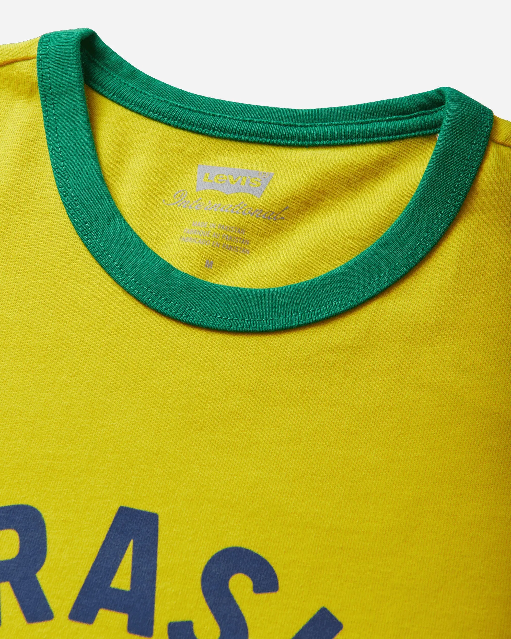 Levi's Men's Brazil Ringer T-Shirt Yellow