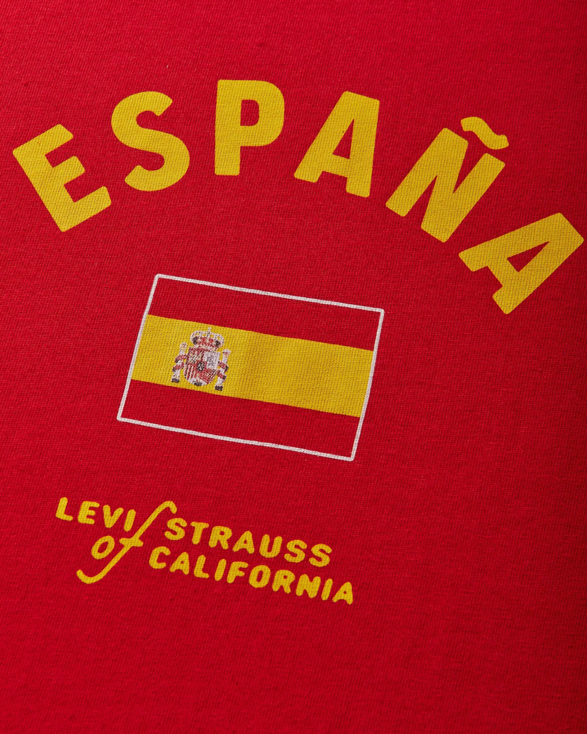 Levi's Men's Spain Ringer T-Shirt Red