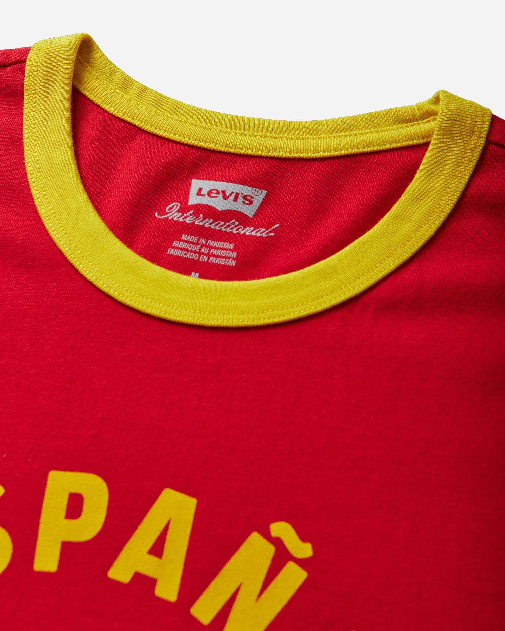 Levi's Men's Spain Ringer T-Shirt Red