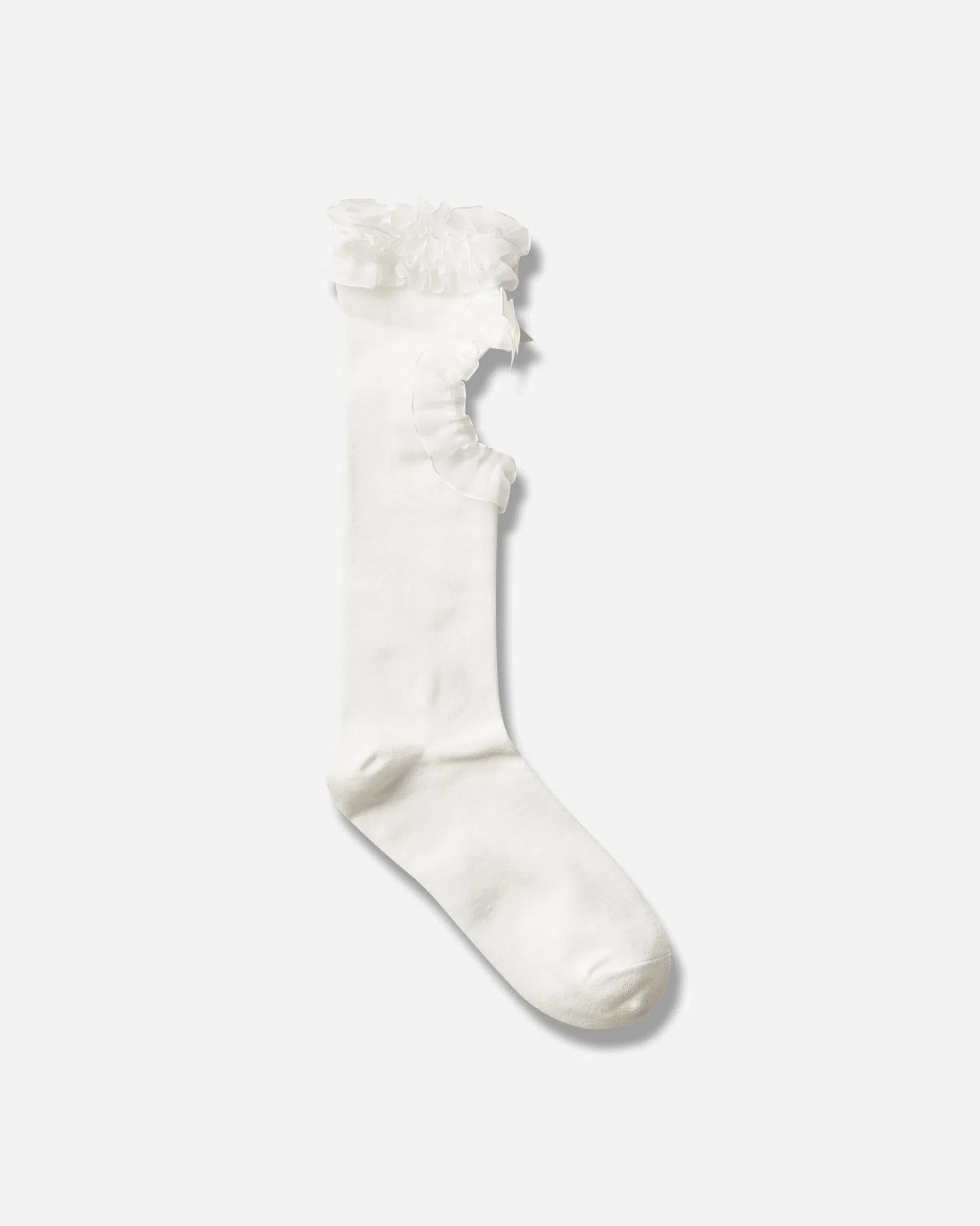 Vans MetaGirl Ruffle Knee High Socks White