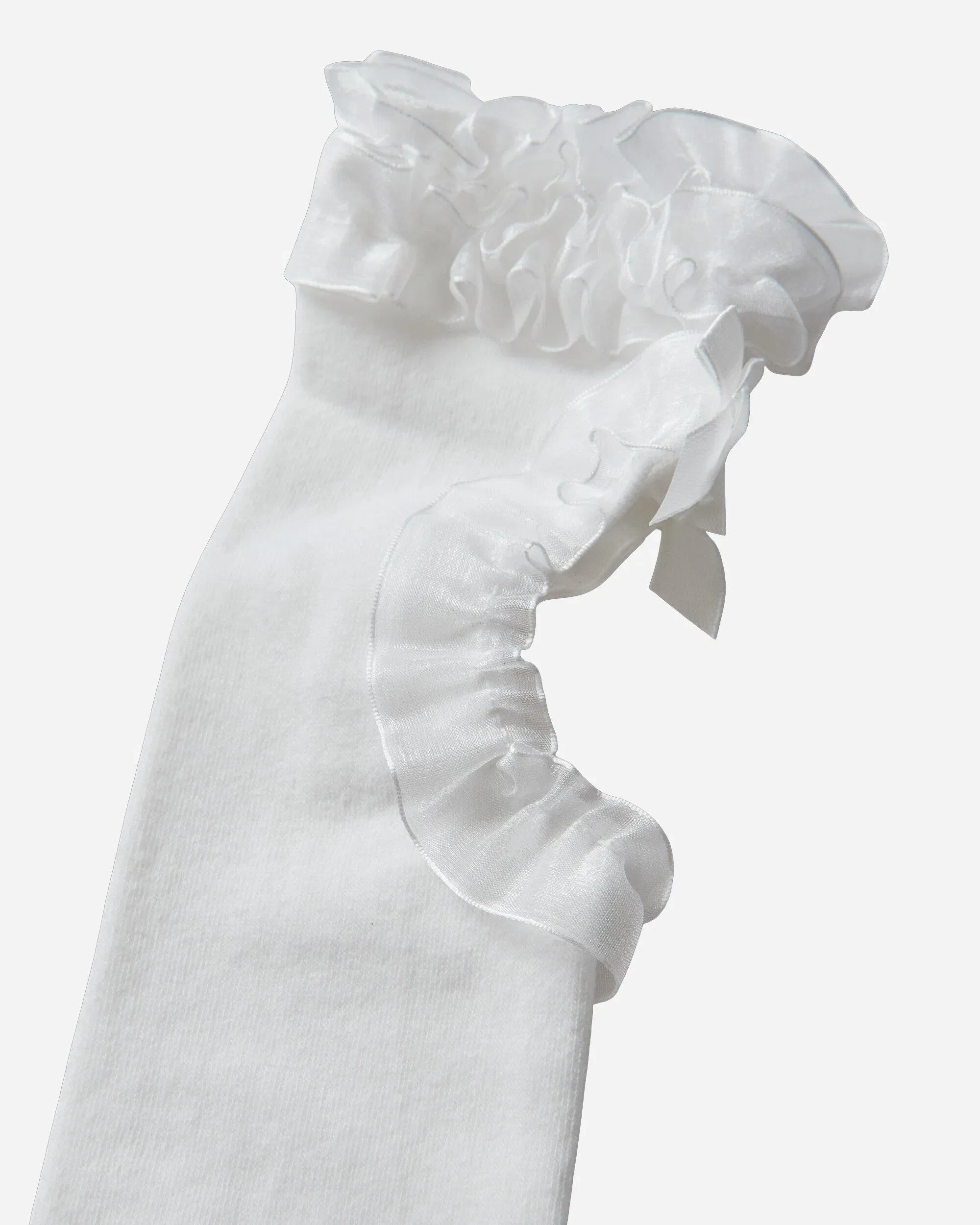 Vans MetaGirl Ruffle Knee High Socks White