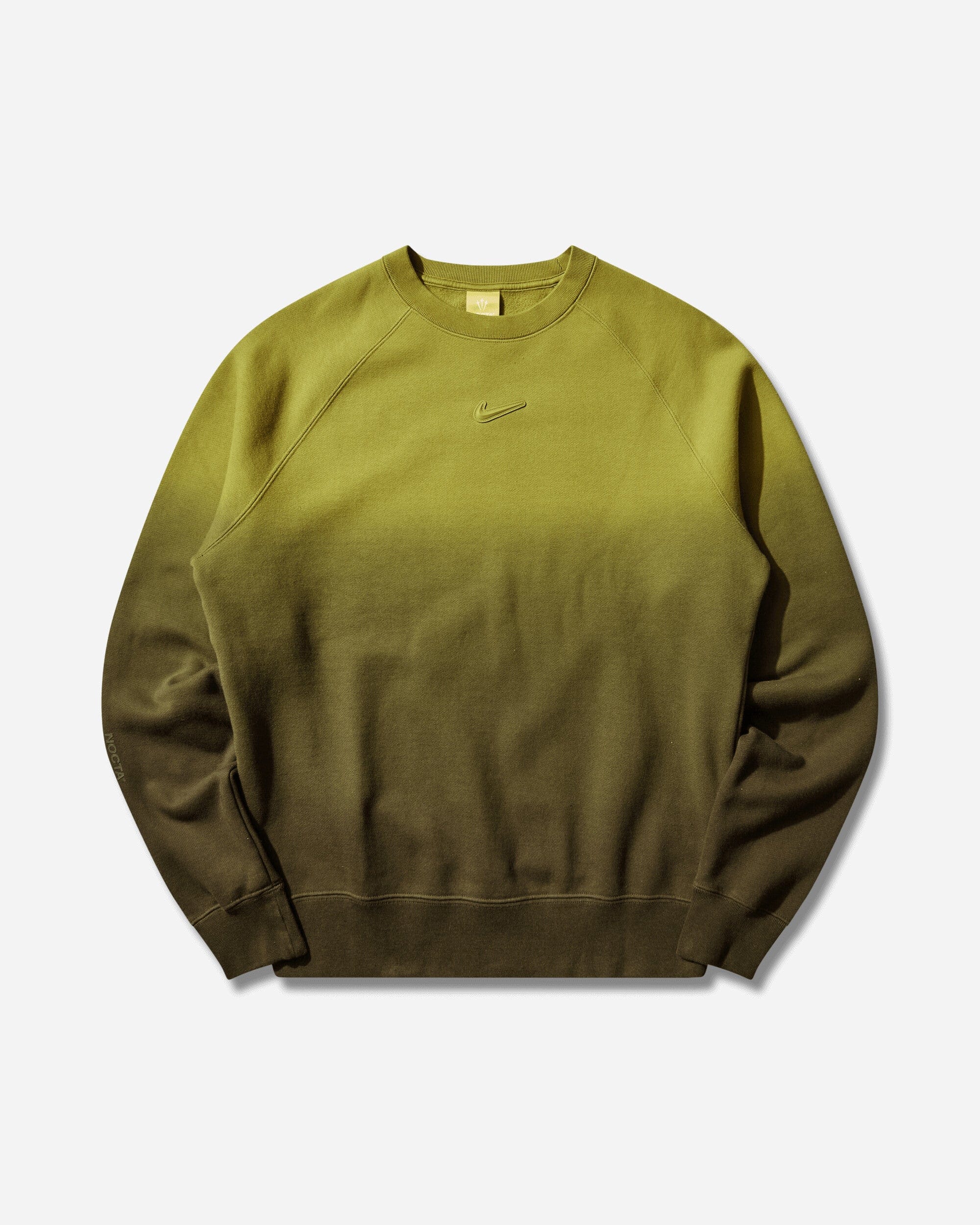 Nike Men's NOCTA Fleece Crewneck Sweatshirt Medium Olive / Moss