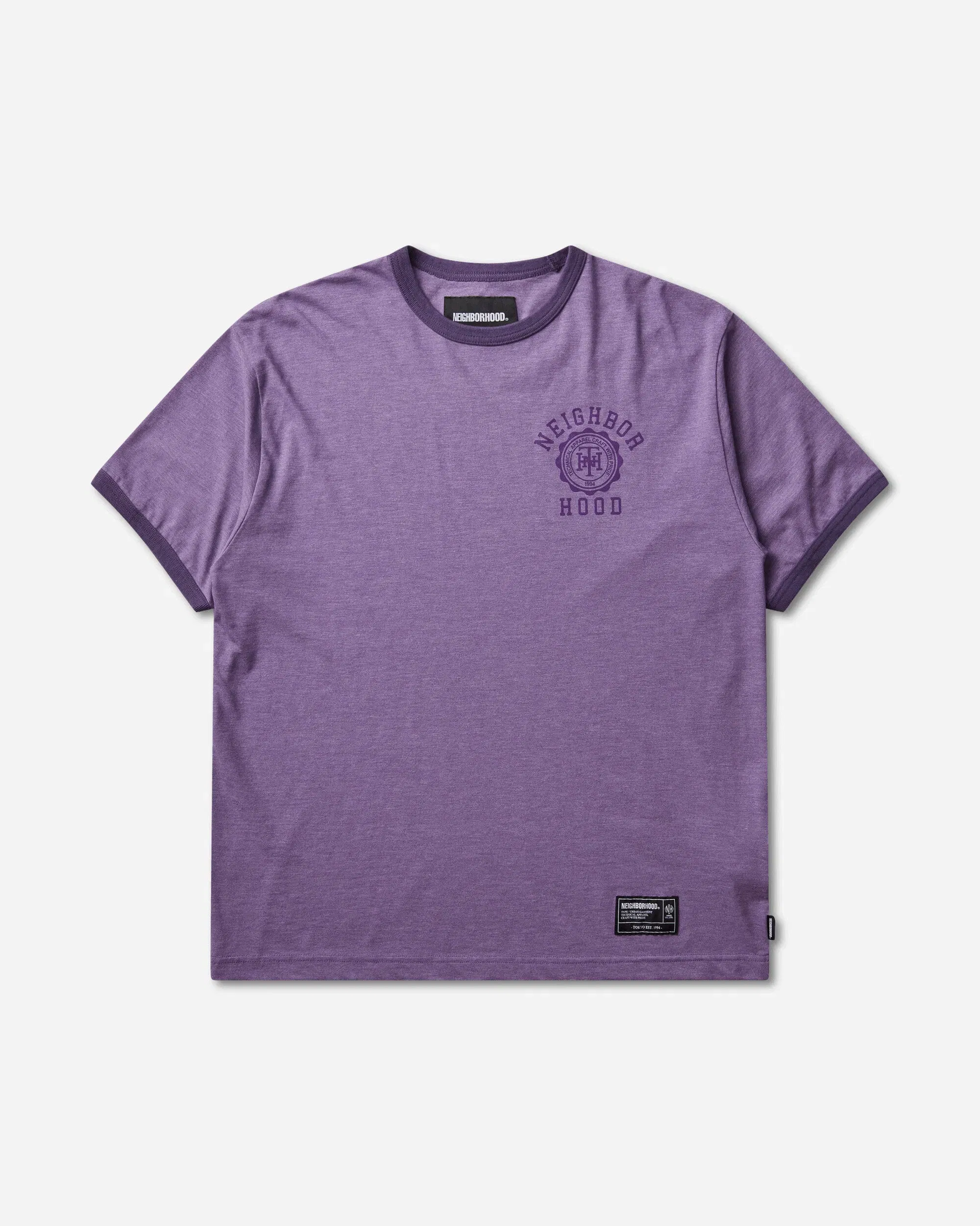 Neighborhood Men's Heather Fabric T-Shirt Purple