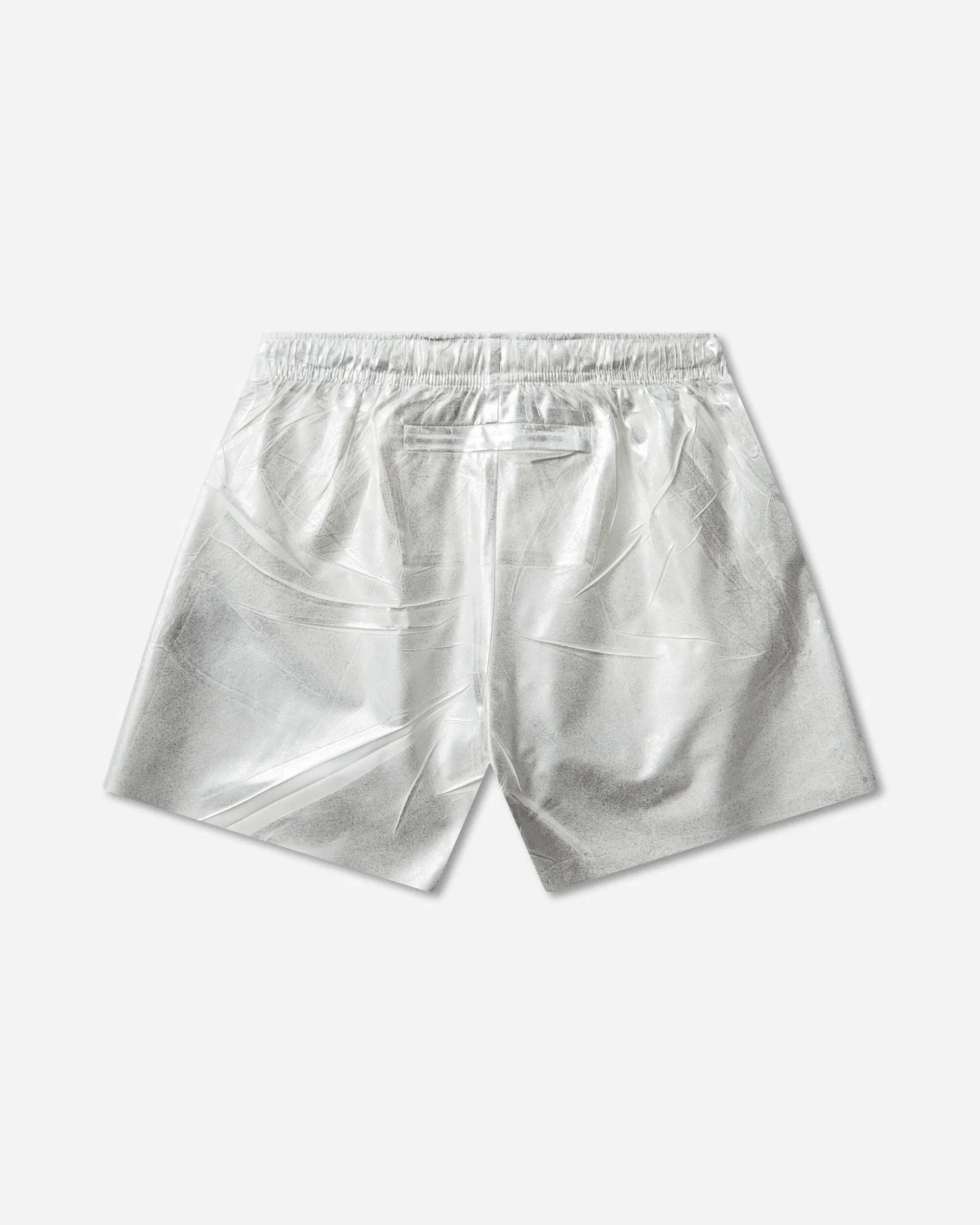 Satisfy Men's PeaceShell 5in Unlined Shorts Silver Foil