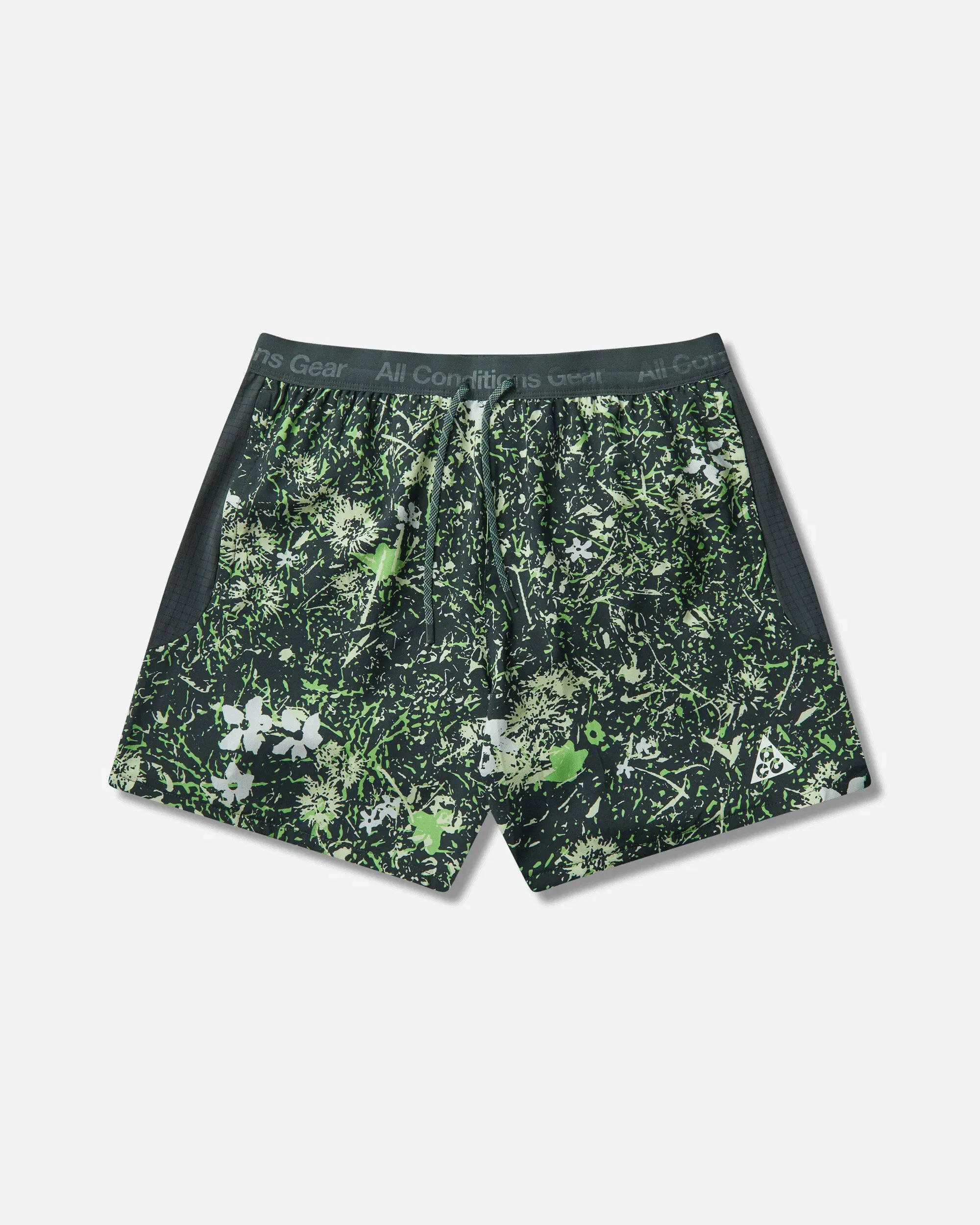 Nike Men's ACG "Second Sunrise" Dri-FIT 6in Brief-Lined Trail Running Shorts Mean Green