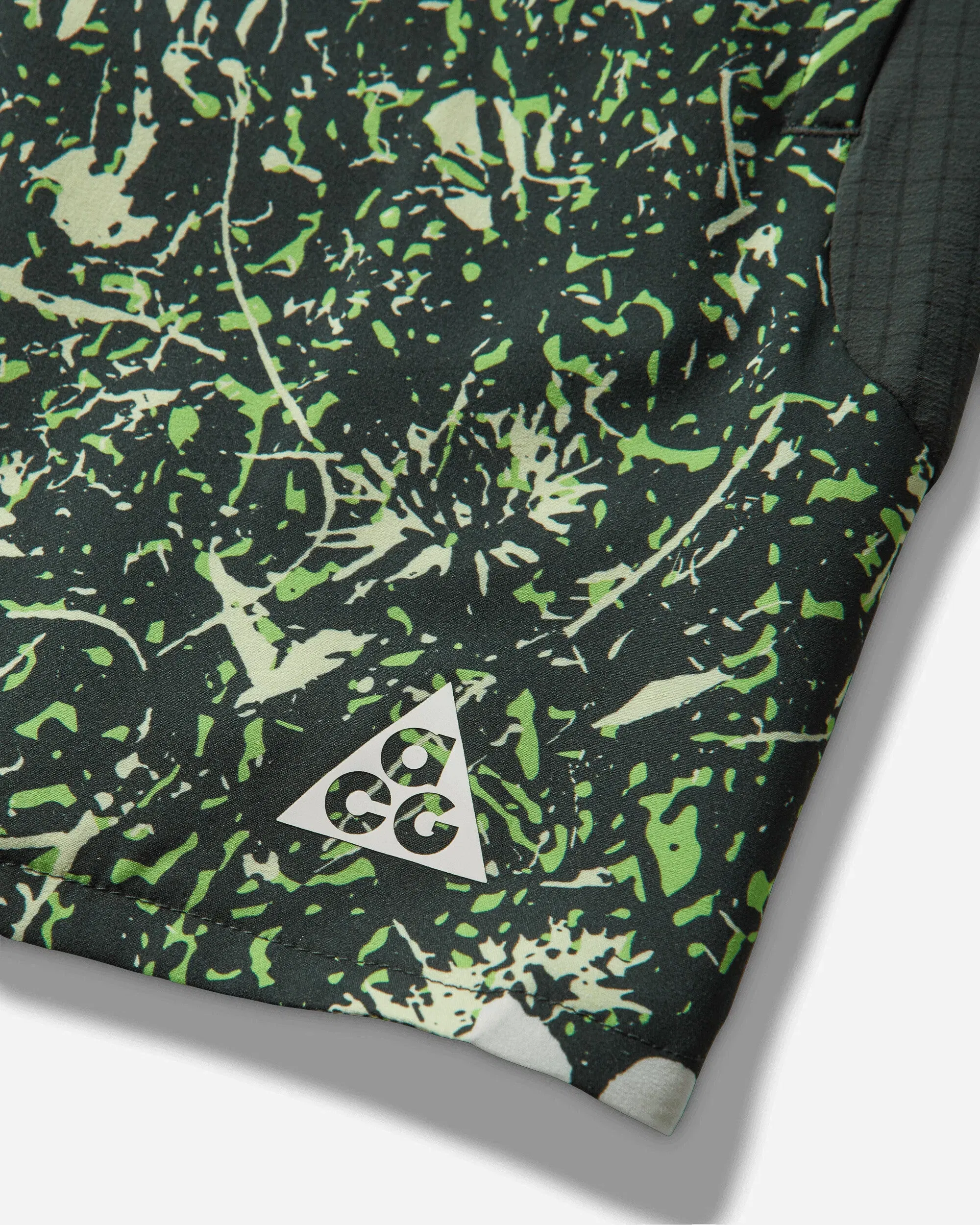 Nike Men's ACG "Second Sunrise" Dri-FIT 6in Brief-Lined Trail Running Shorts Mean Green