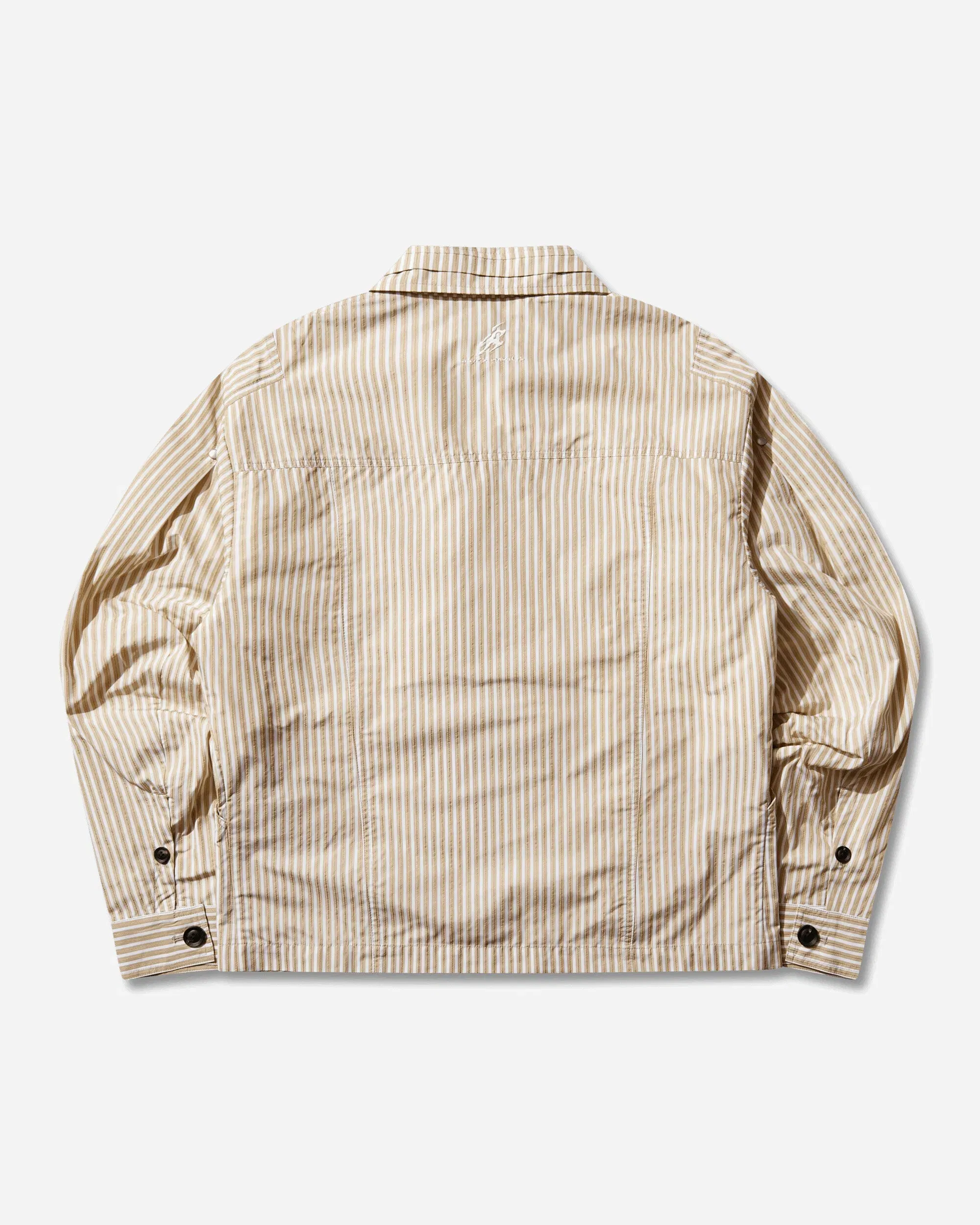 ASICS Novalis Mirbelioids Jacket Brown Stripe