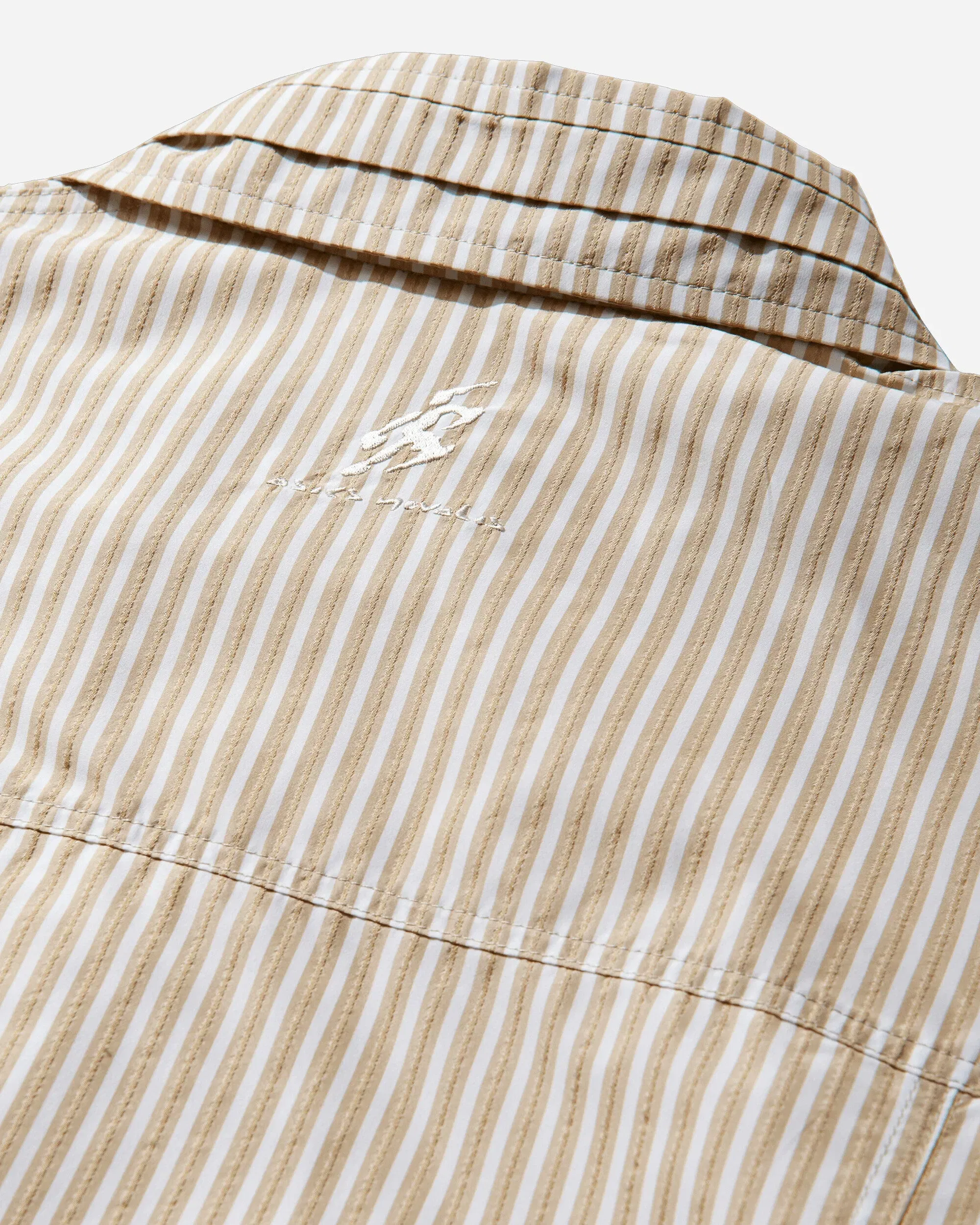 ASICS Novalis Mirbelioids Jacket Brown Stripe