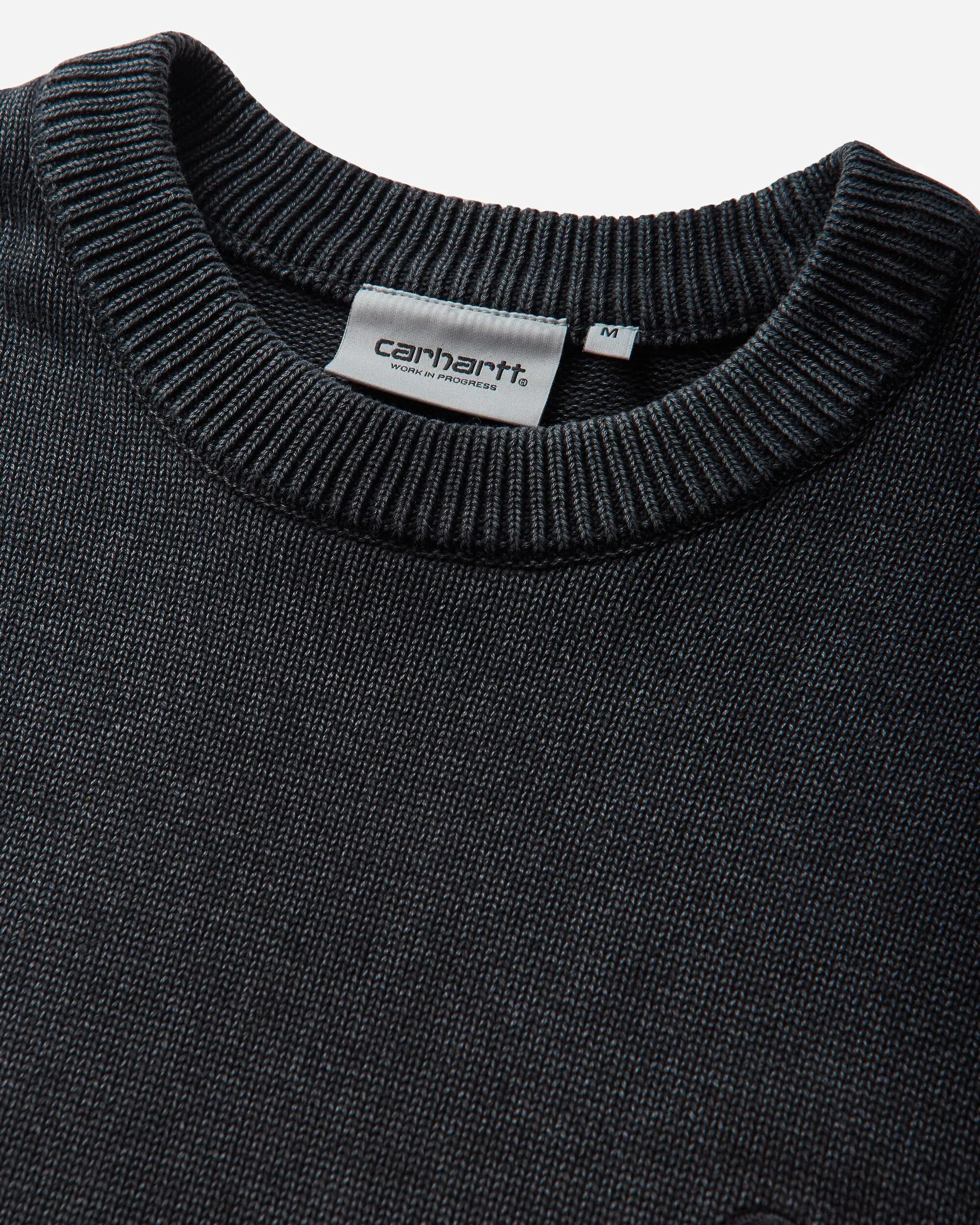 Carhartt WIP Men's Kori Sweater Black (Garment Dyed)