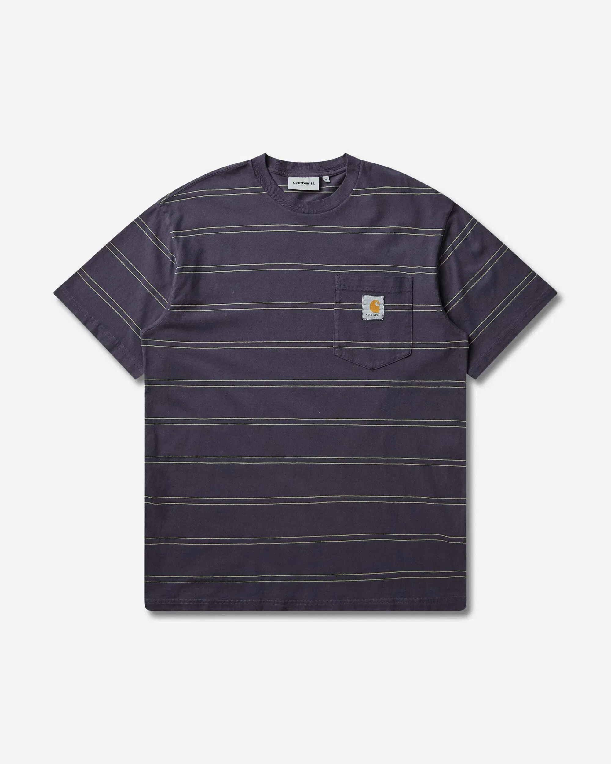 Carhartt WIP Men's Bert Pocket T-Shirt Shady Purple (Garment Dyed)