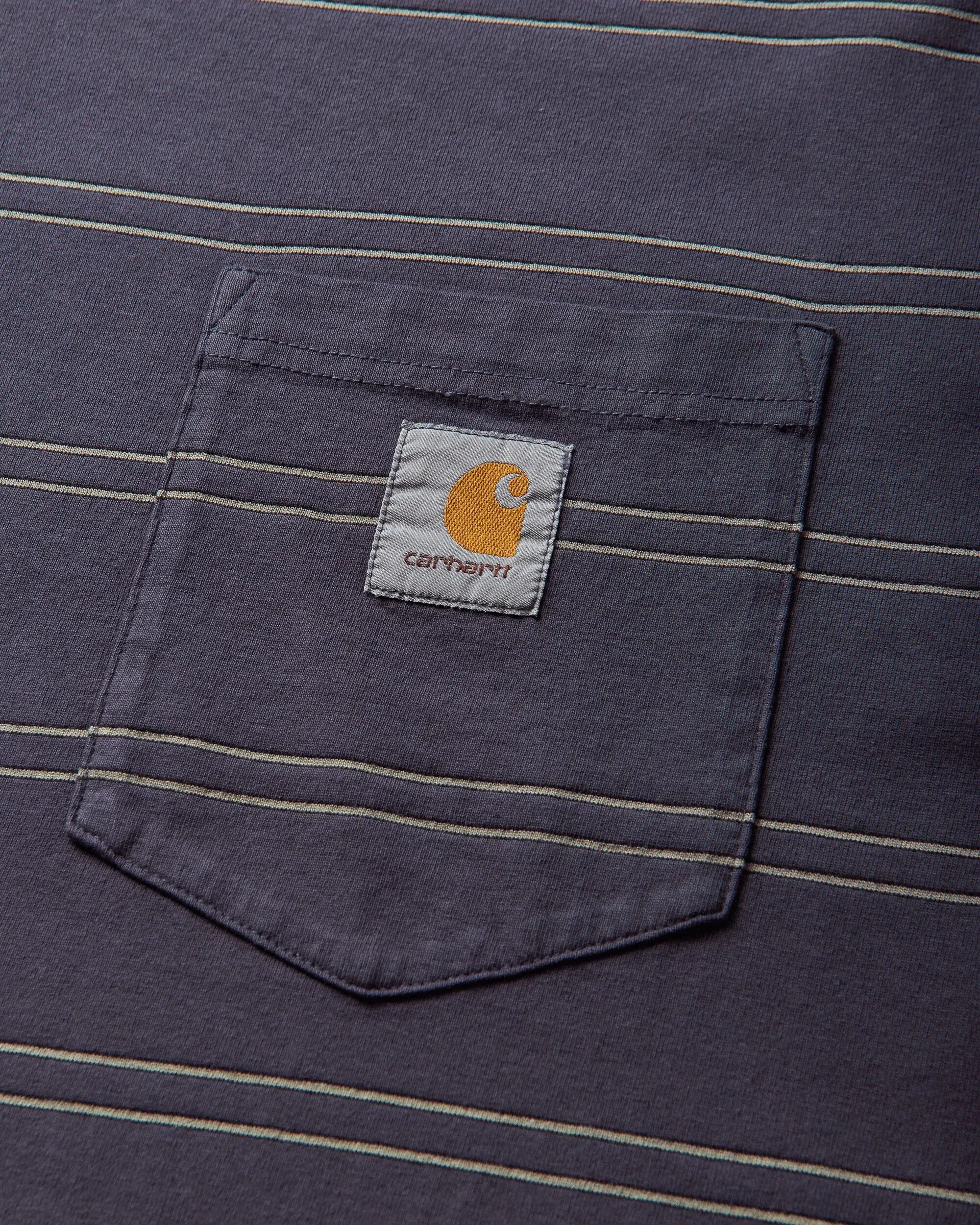 Carhartt WIP Men's Bert Pocket T-Shirt Shady Purple (Garment Dyed)