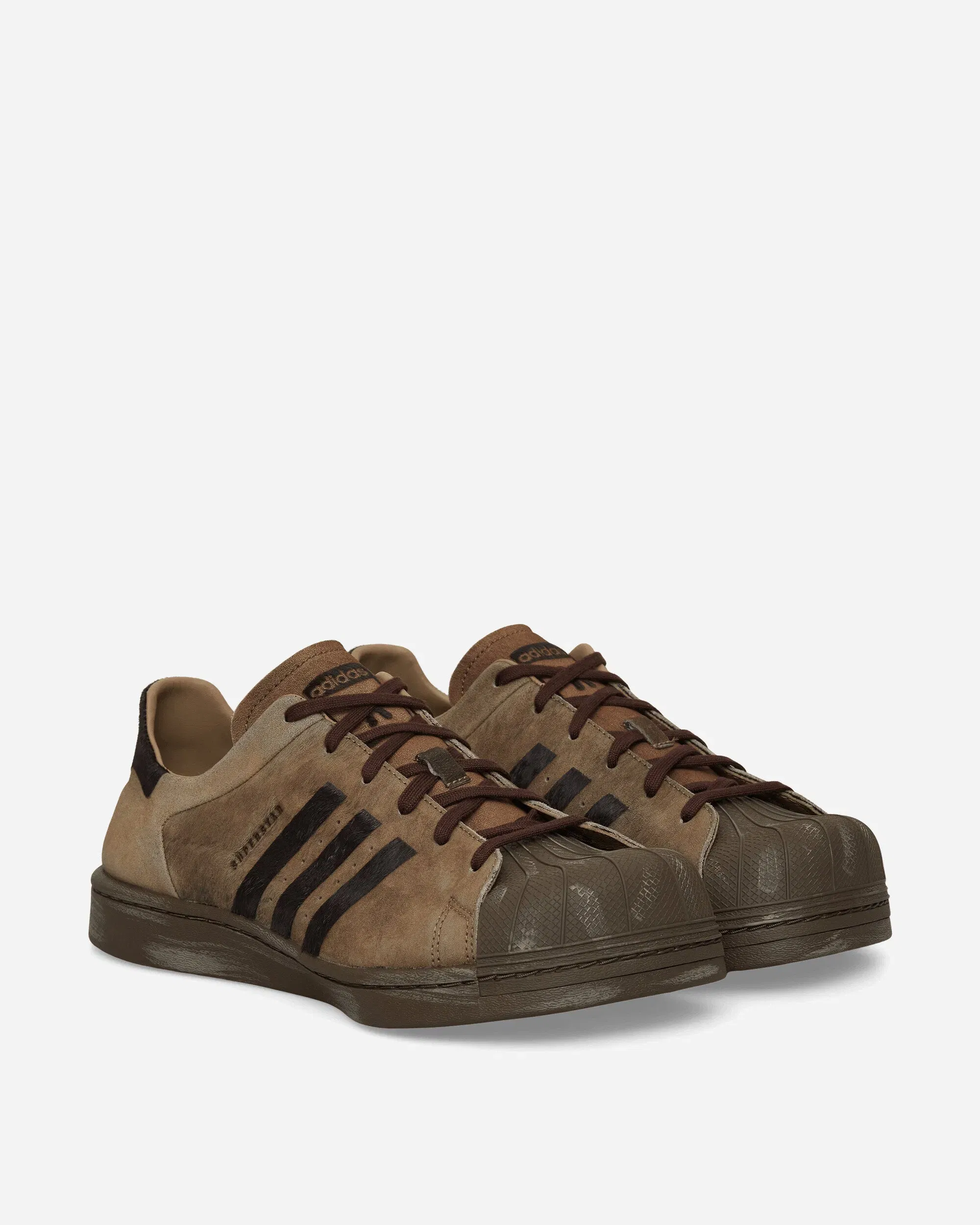 adidas Women's Avavav Superstar Sneakers Dark Brown