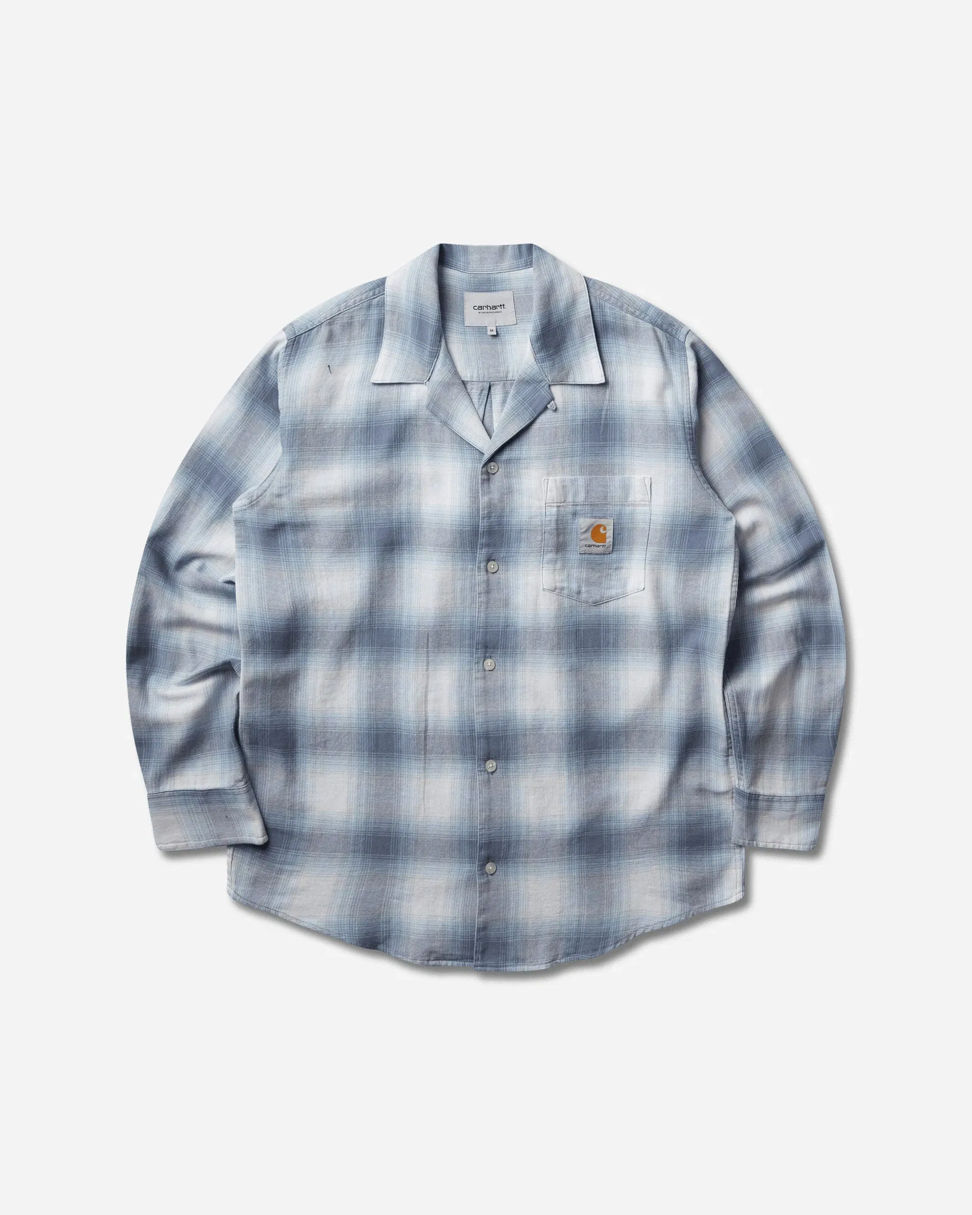 Carhartt WIP Men's Tyers Longsleeve Shirt Shady Blue