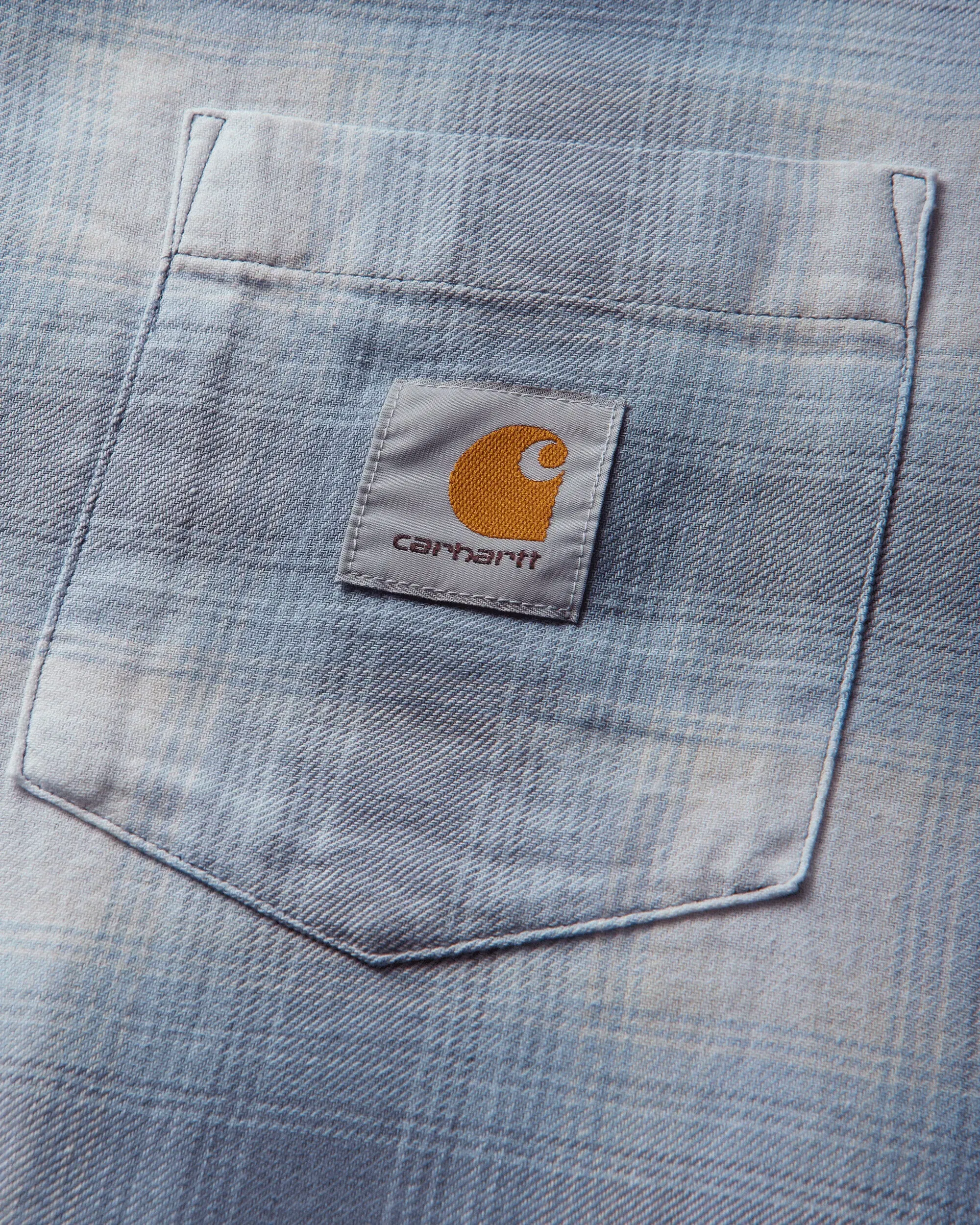 Carhartt WIP Men's Tyers Longsleeve Shirt Shady Blue