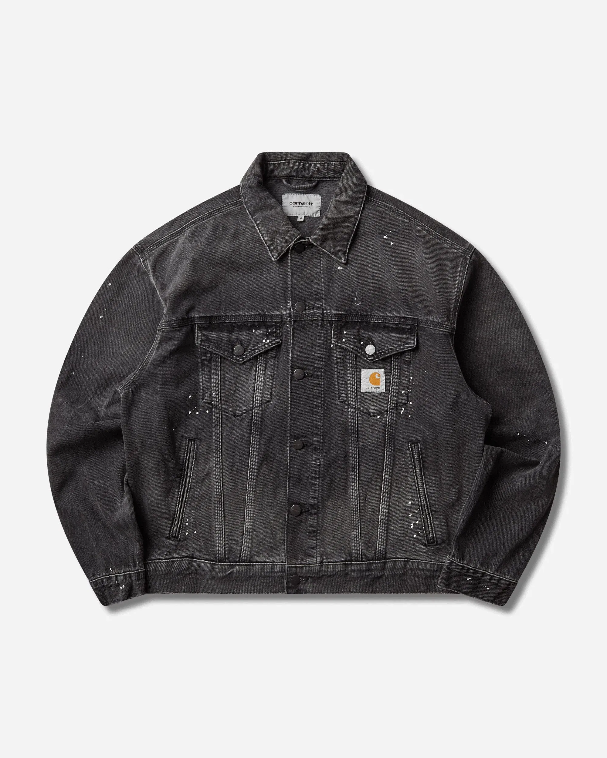 Carhartt WIP Men's Helston Jacket Black (Destroy Wash)
