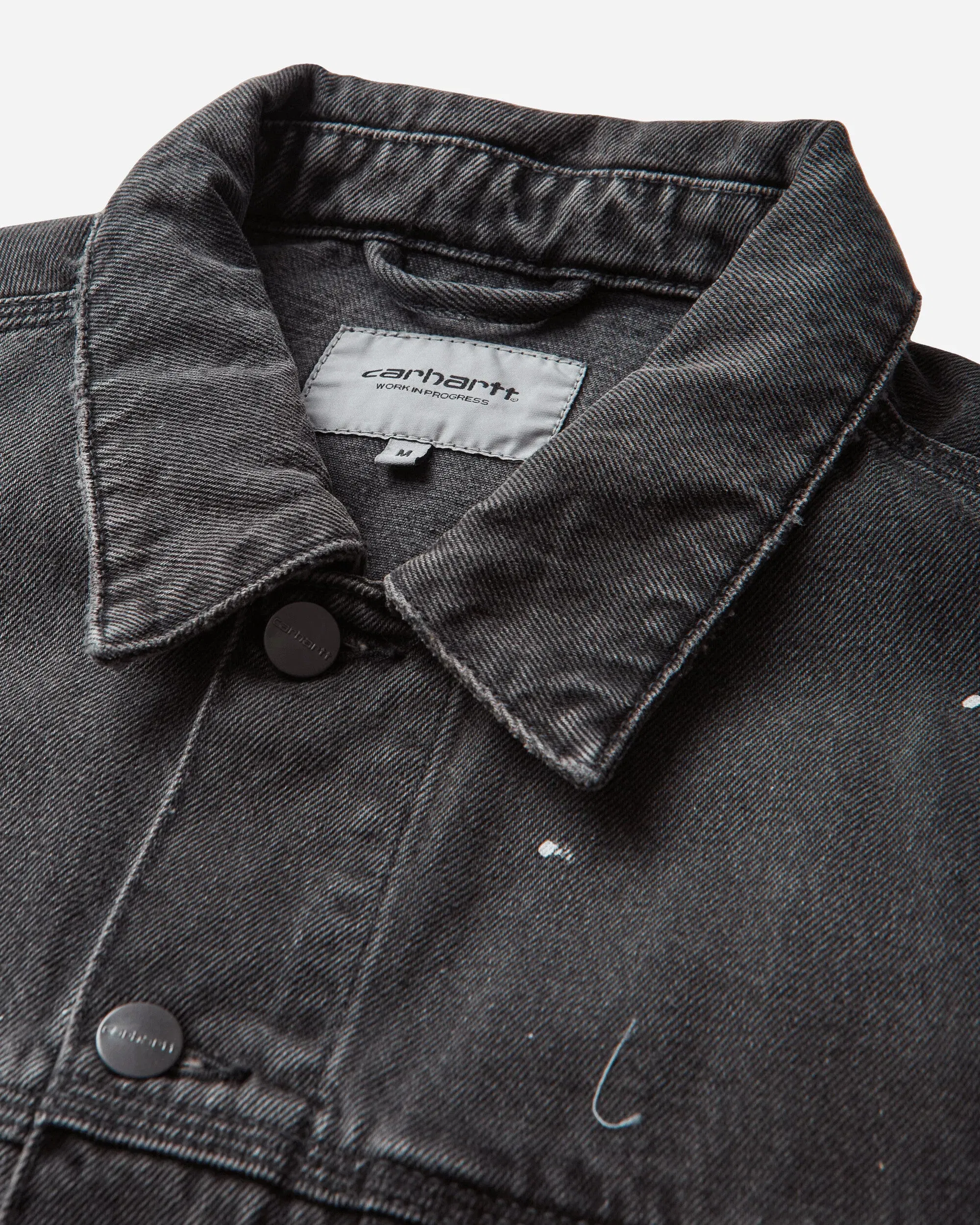 Carhartt WIP Men's Helston Jacket Black (Destroy Wash)