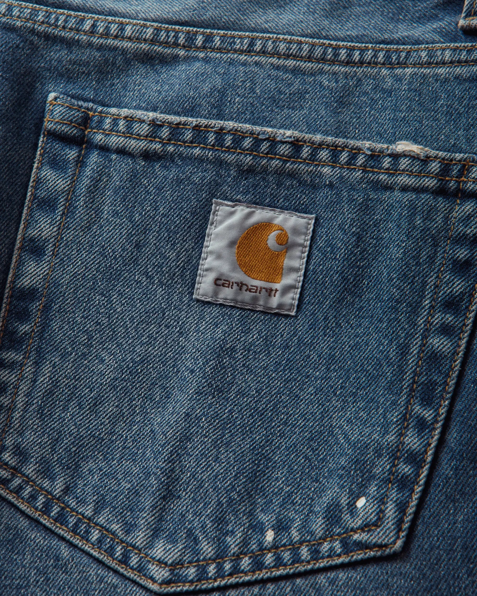 Carhartt WIP Men's Landon Pants Blue (Destroy Wash)