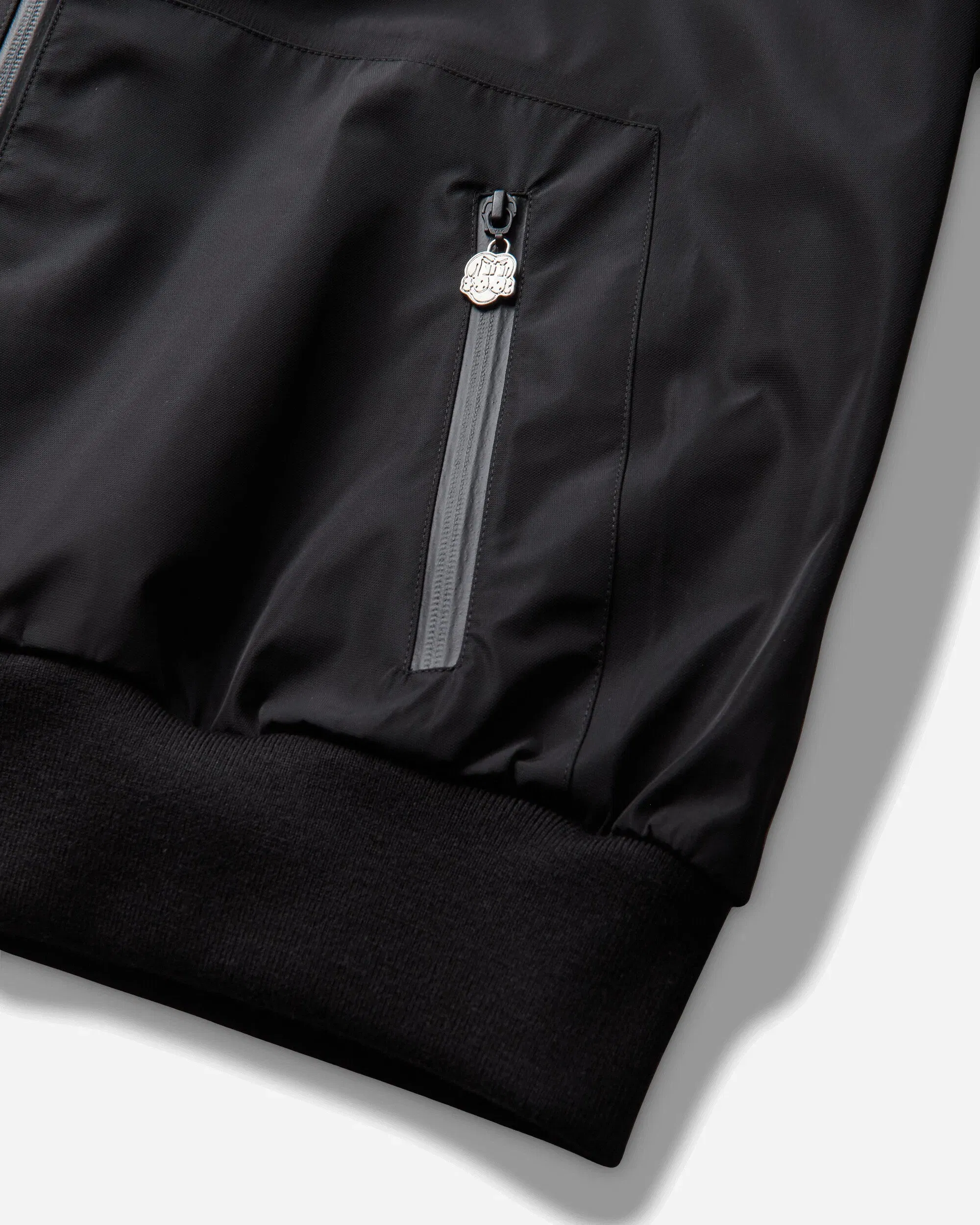 CHITO Men's Reflective Finesse Pup Performance Rain Jacket Black