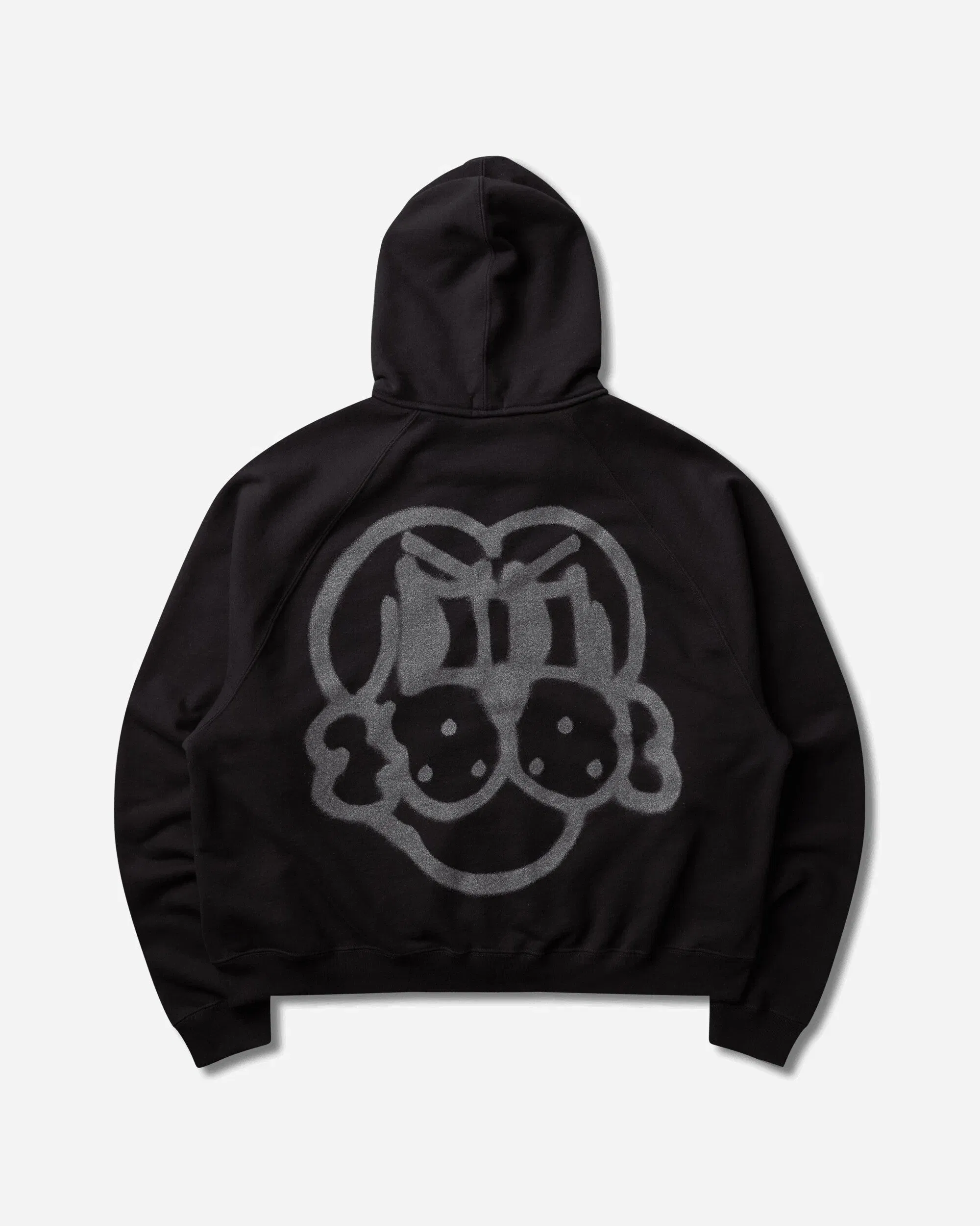 CHITO Men's Reflective Finesse Pup Full Zip After Hoodie Black