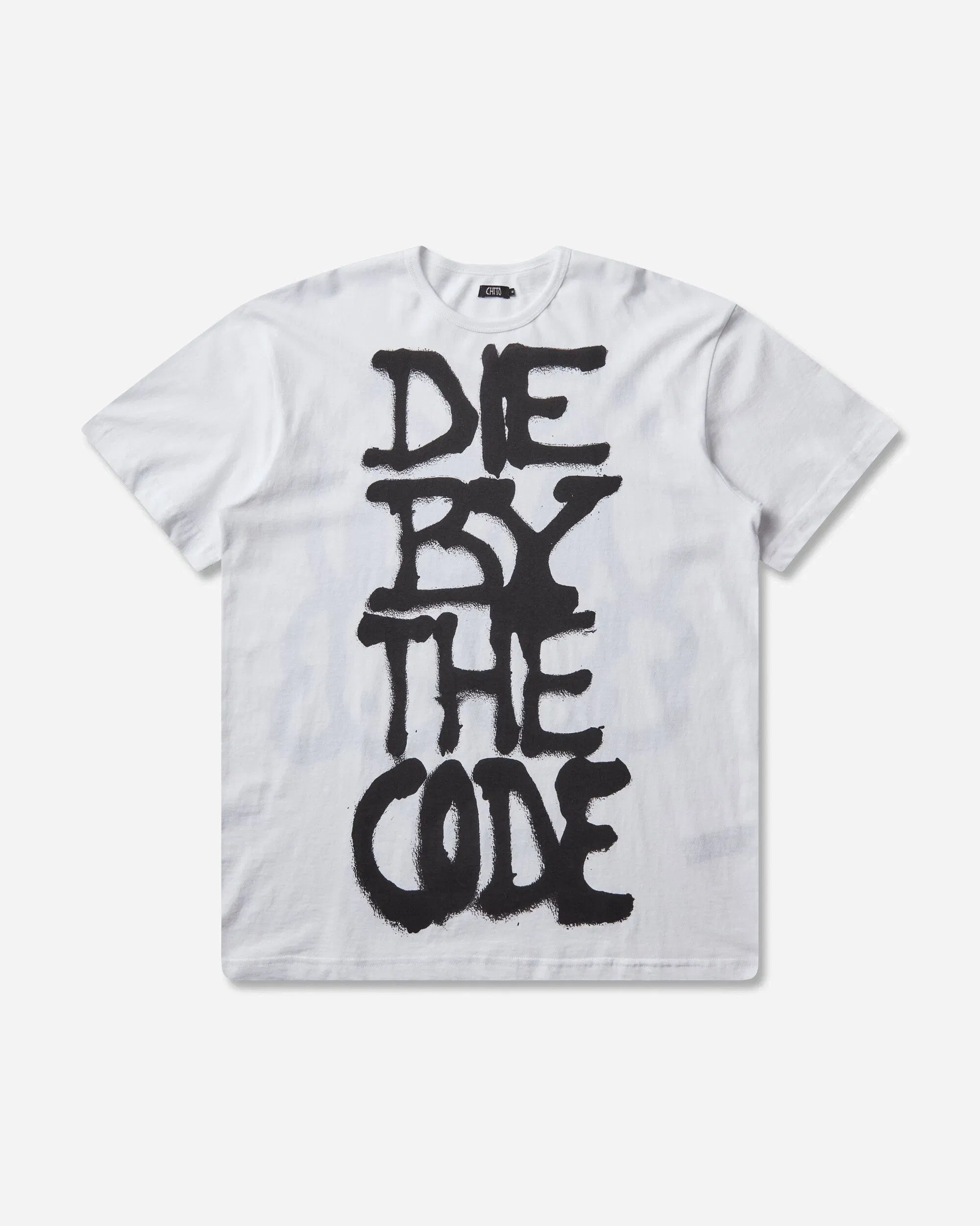 CHITO Men's Die By The Code T-Shirt White