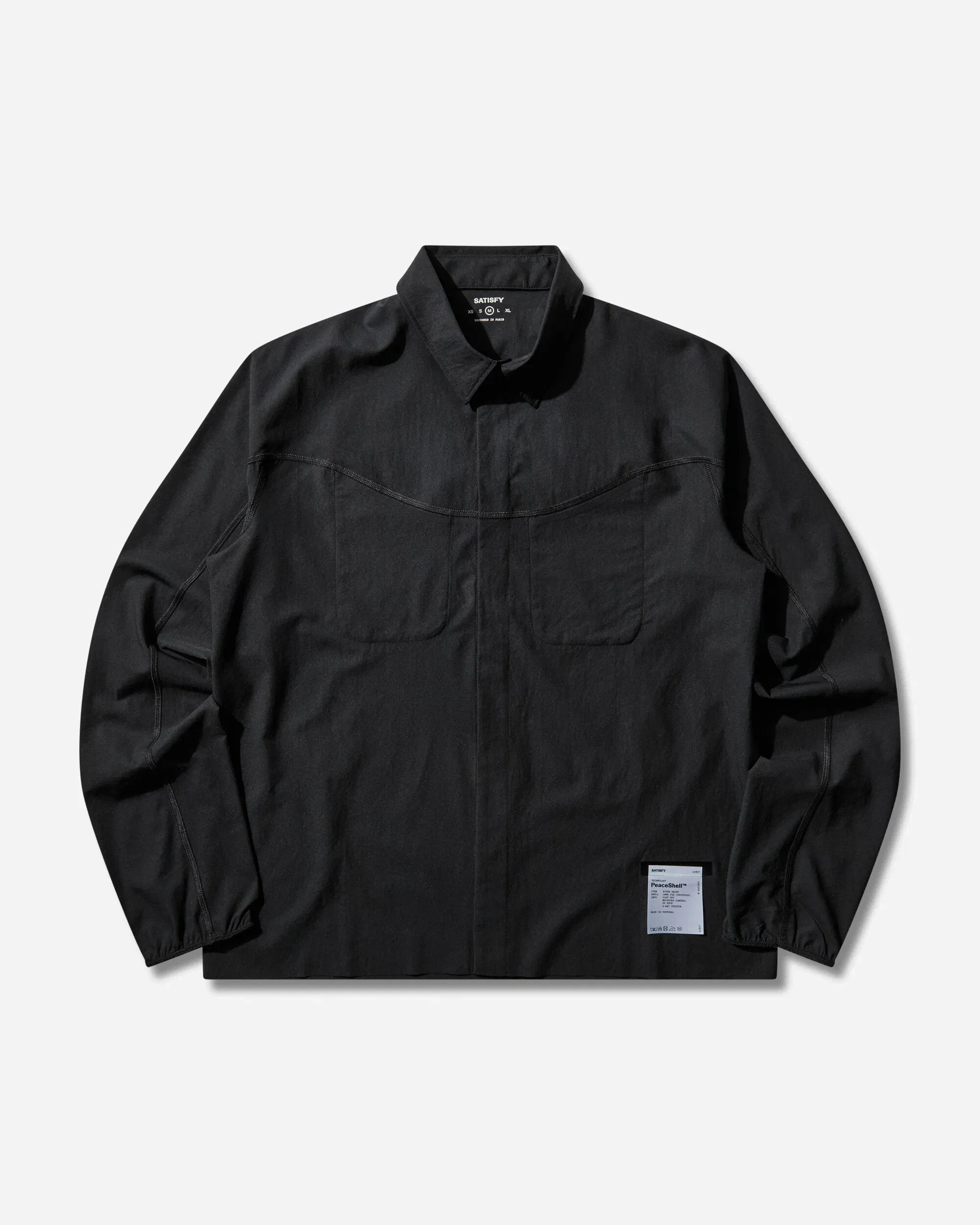 Satisfy Men's PeaceShell River Shirt Black