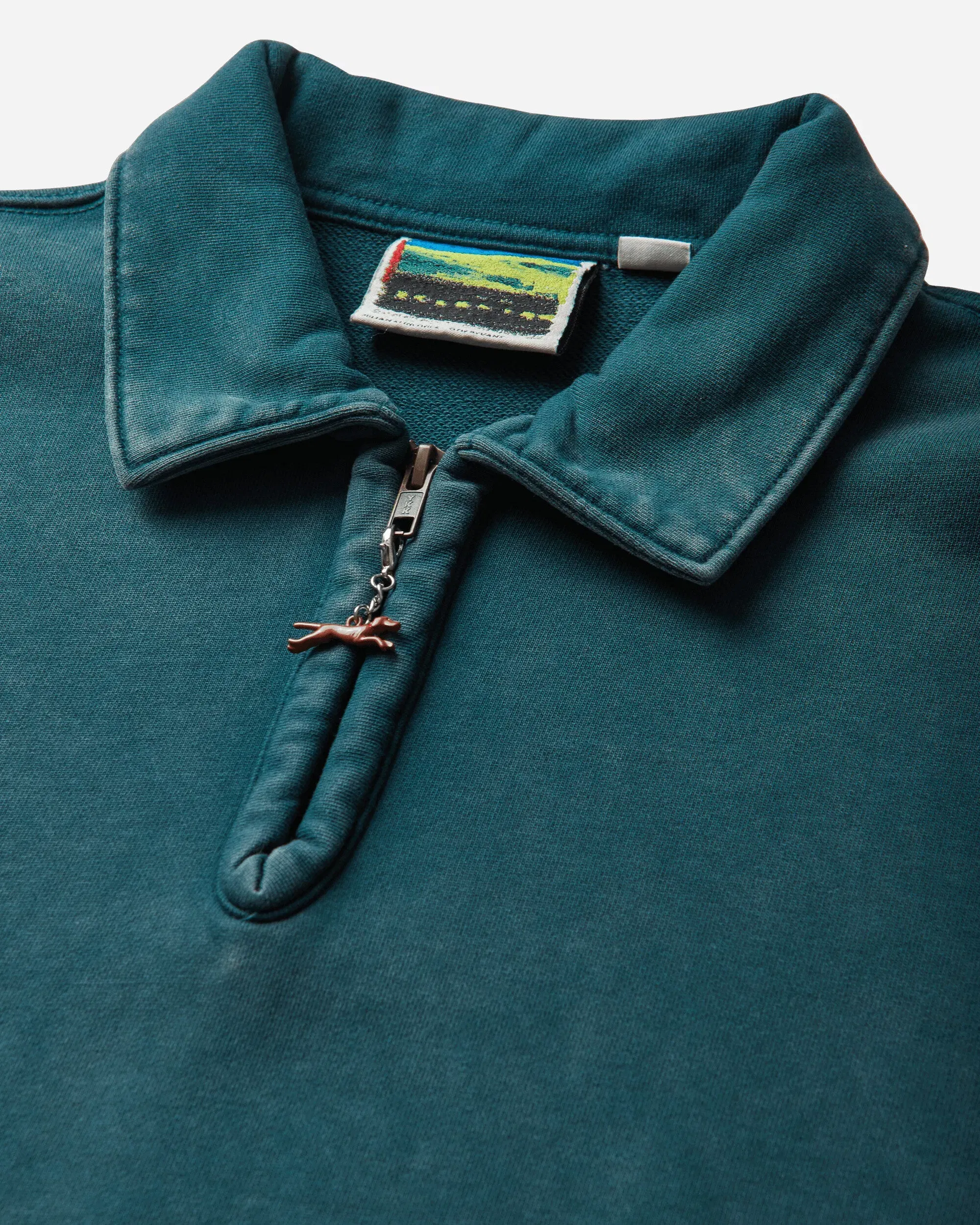 Vans Men's Julian Klincewicz Collared Fleece Sweatshirt Ponderosa Pine