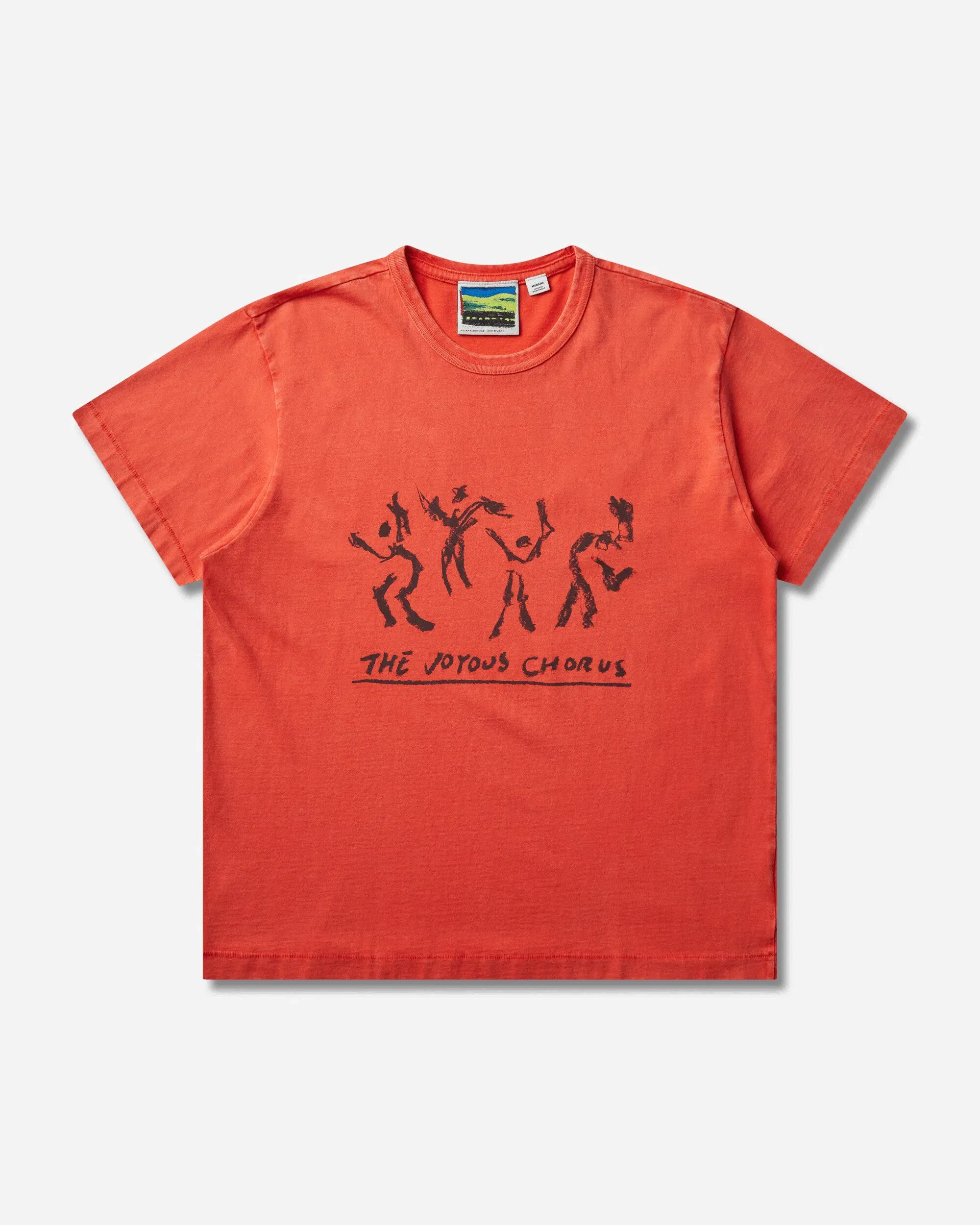 Vans Men's Julian Klincewicz Washed T-Shirt Mandarin Red