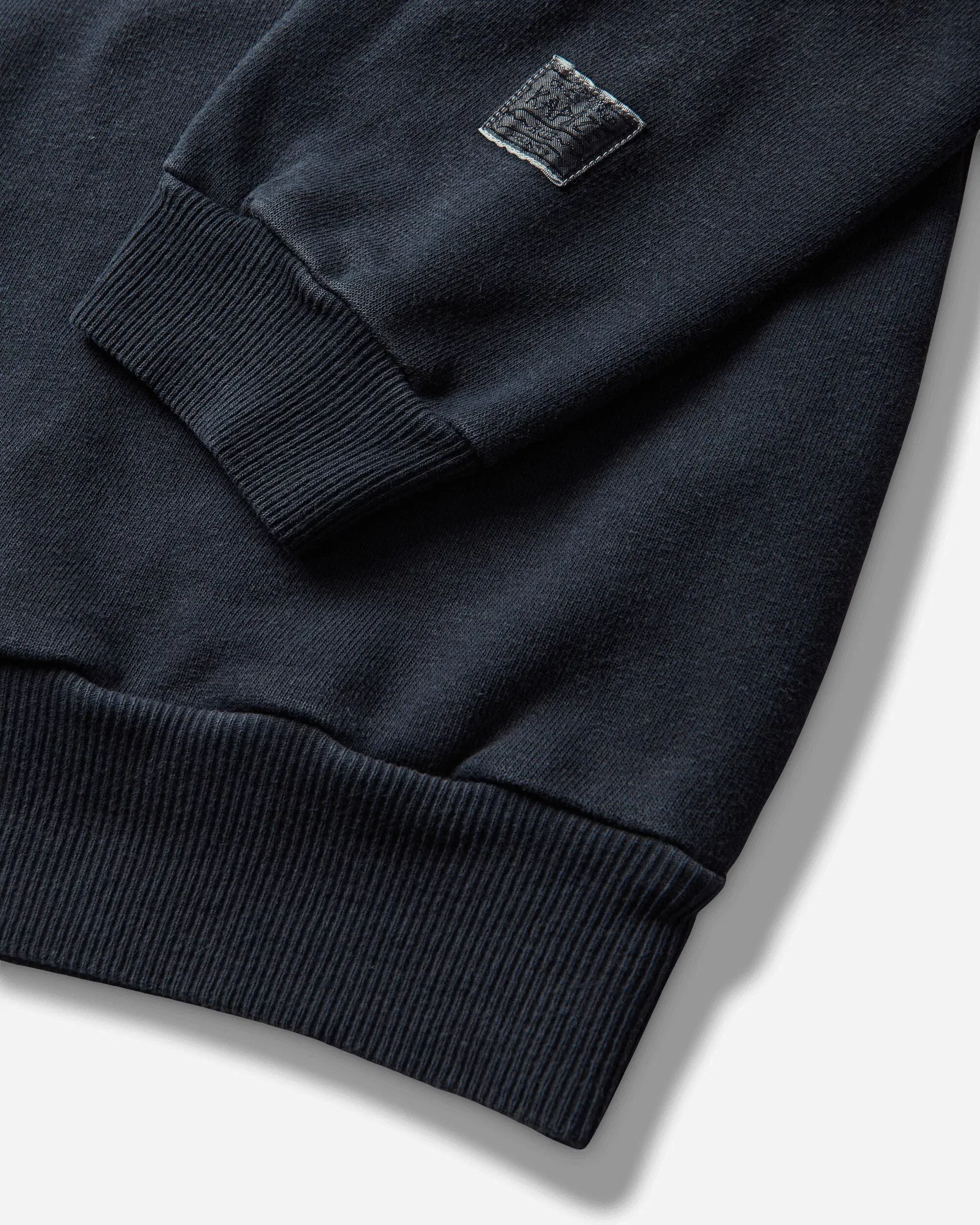 KAPITAL Men's SWT Knit Hoodie (Kapsize Rule) Black