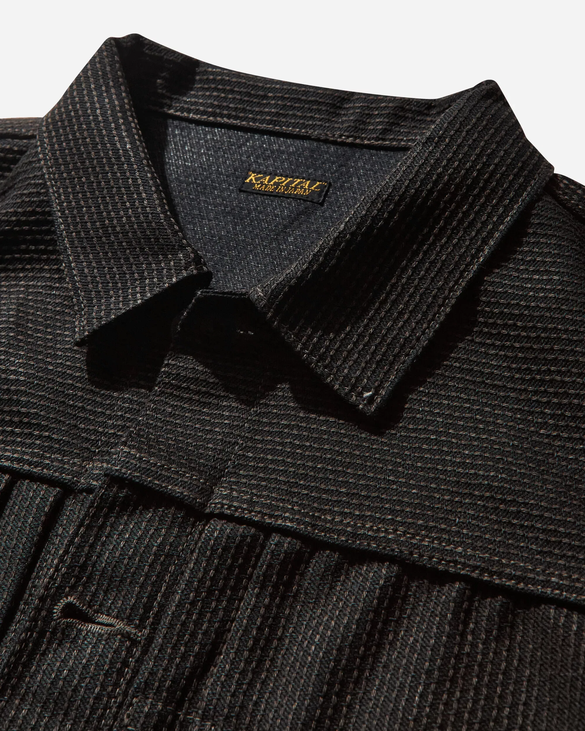 KAPITAL Men's Century Denim No.9 1st Jacket Mud Dye