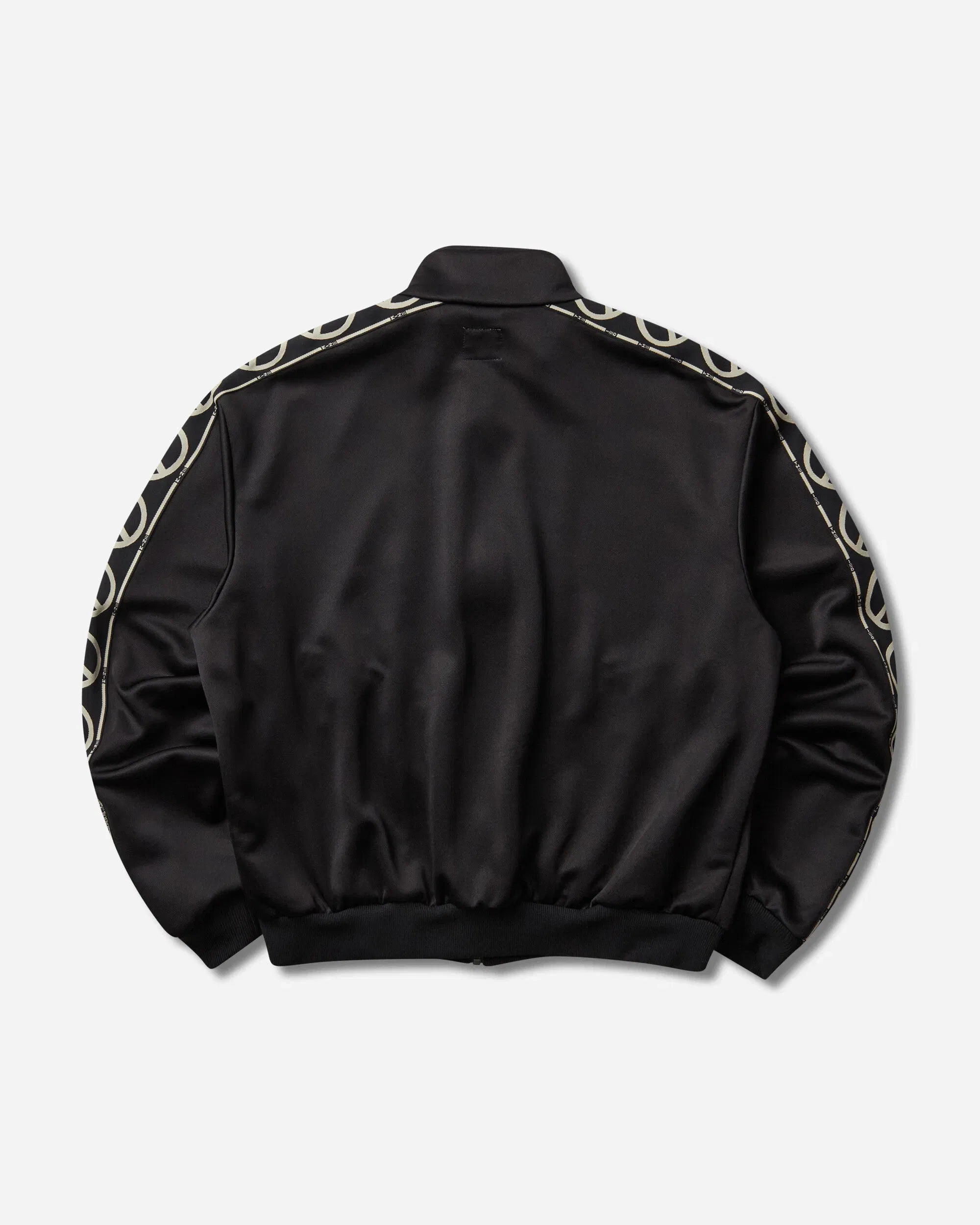 KAPITAL Men's Smooth Jersey TH.D.D. Track Jacket Black