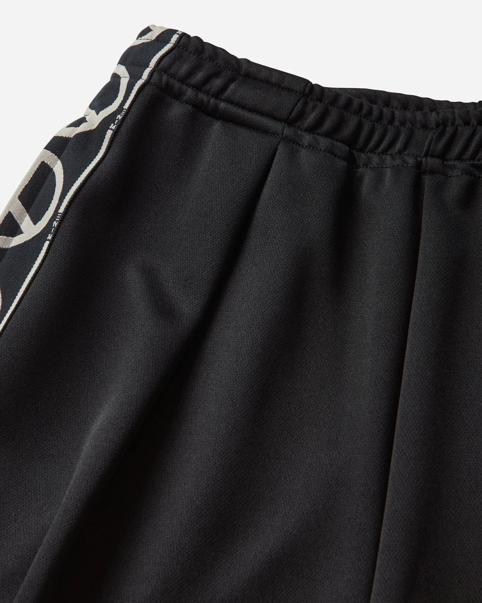 KAPITAL Men's Smooth Jersey TH.D.D. Baggy Track Pants Black