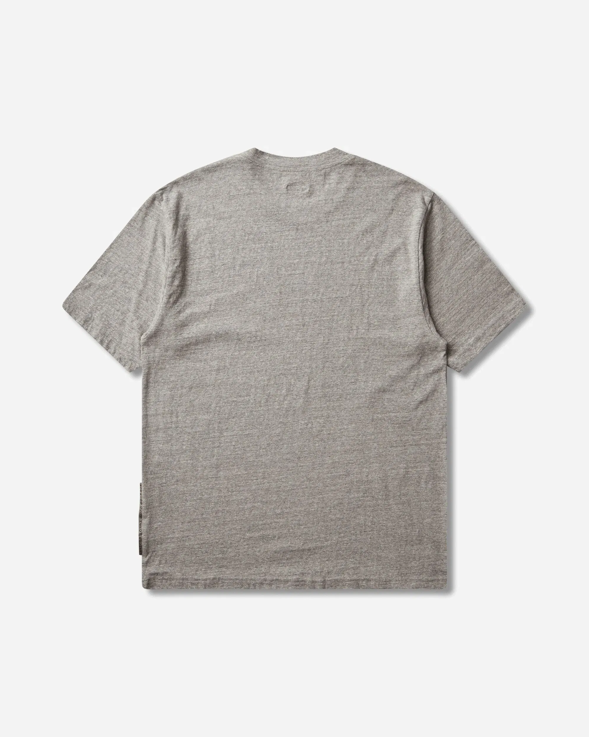 KAPITAL Men's Top Jersey Crew T-Shirt (Buster Peckish Bowy) Grey