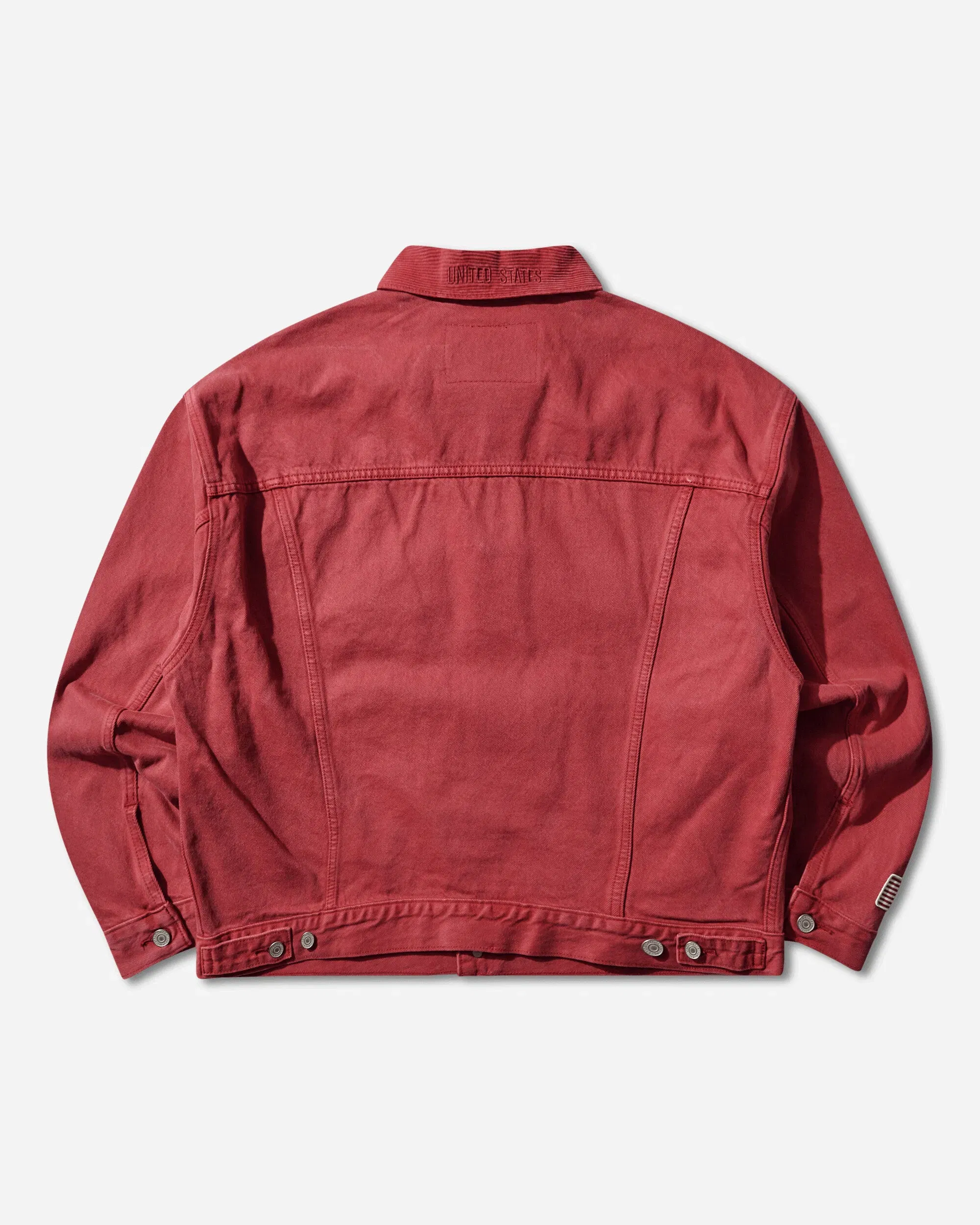 Levi's Men's U.S. Soccer Type III Trucker Jacket Red