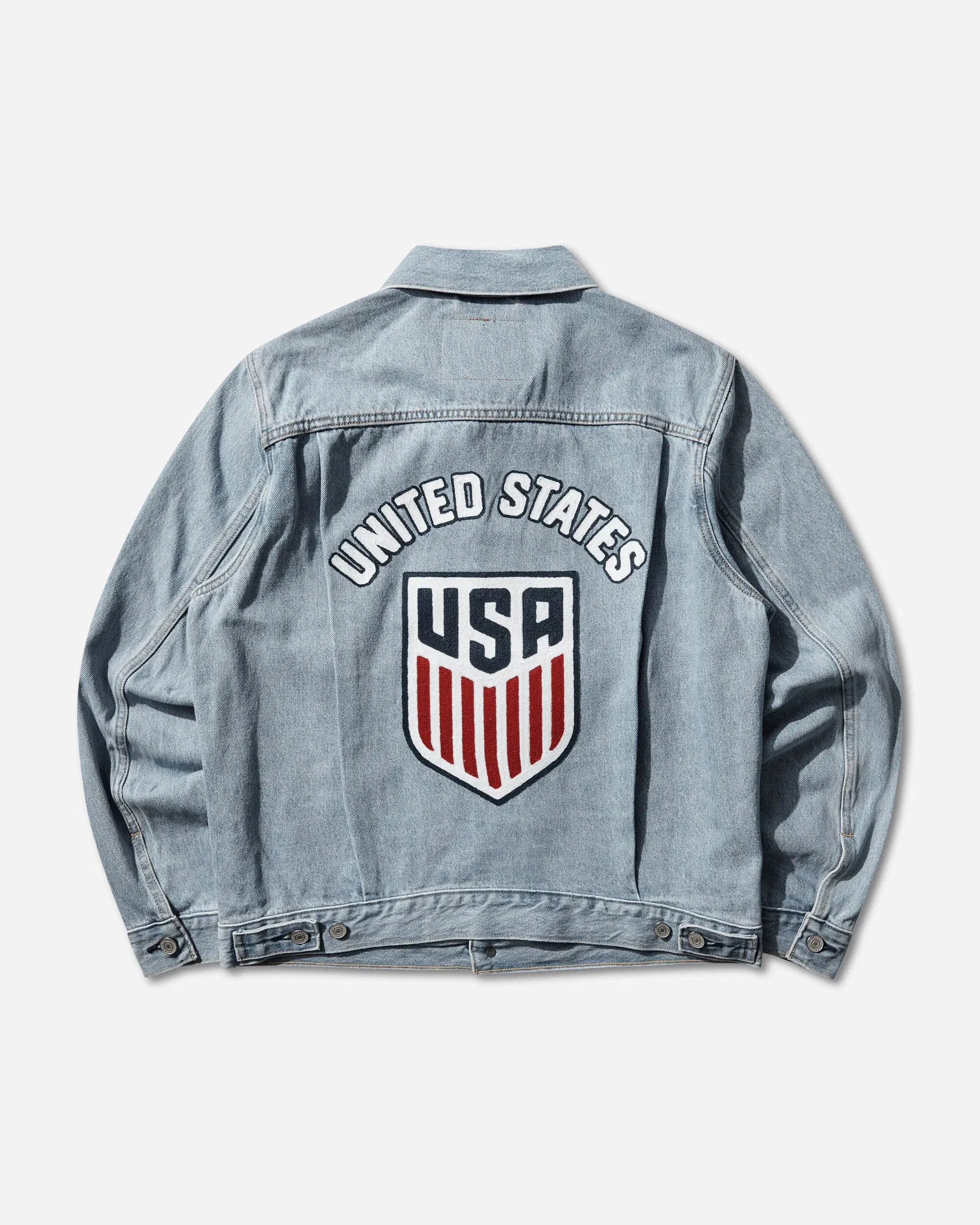 Levi's Men's U.S. Soccer Type II Trucker Jacket Blue