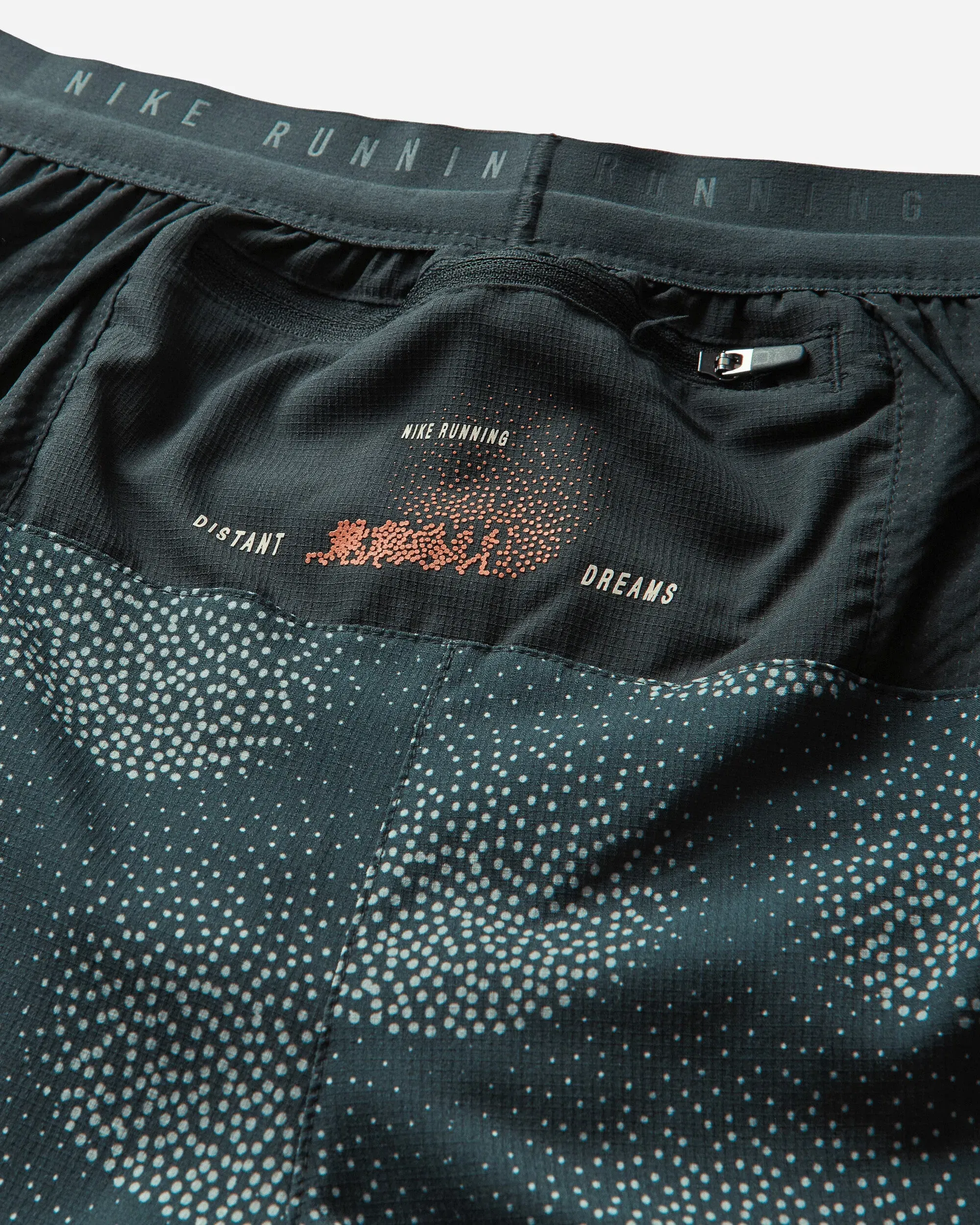 Nike Men's Stride Dri-FIT 5in Brief-Lined Running Shorts Black Spruce