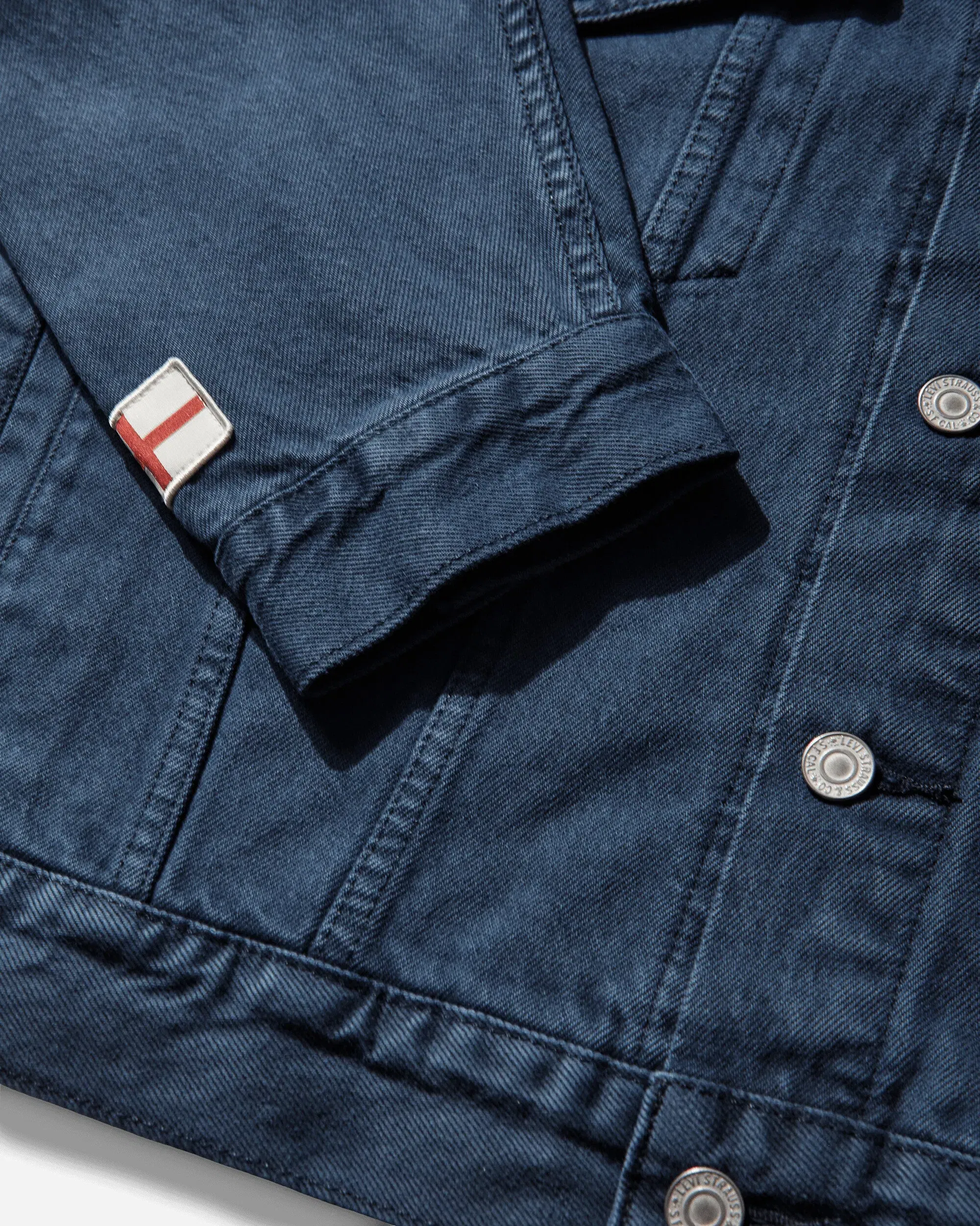 Levi's Men's England Football Type III Trucker Jacket Blue