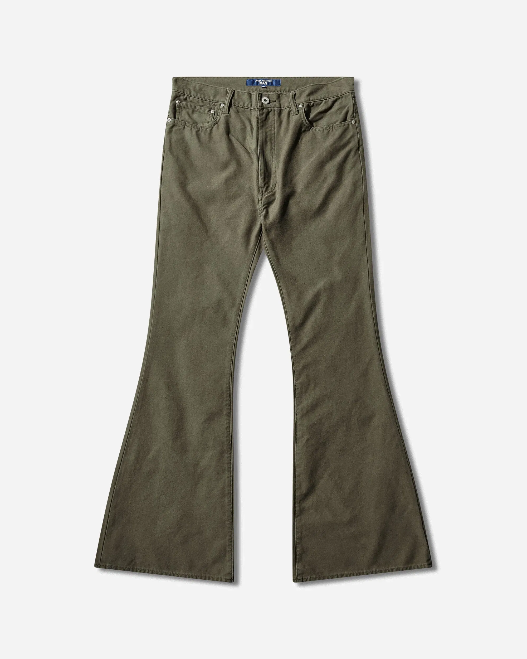 Junya Watanabe MAN Men's Flared Bootcut Trousers Khaki